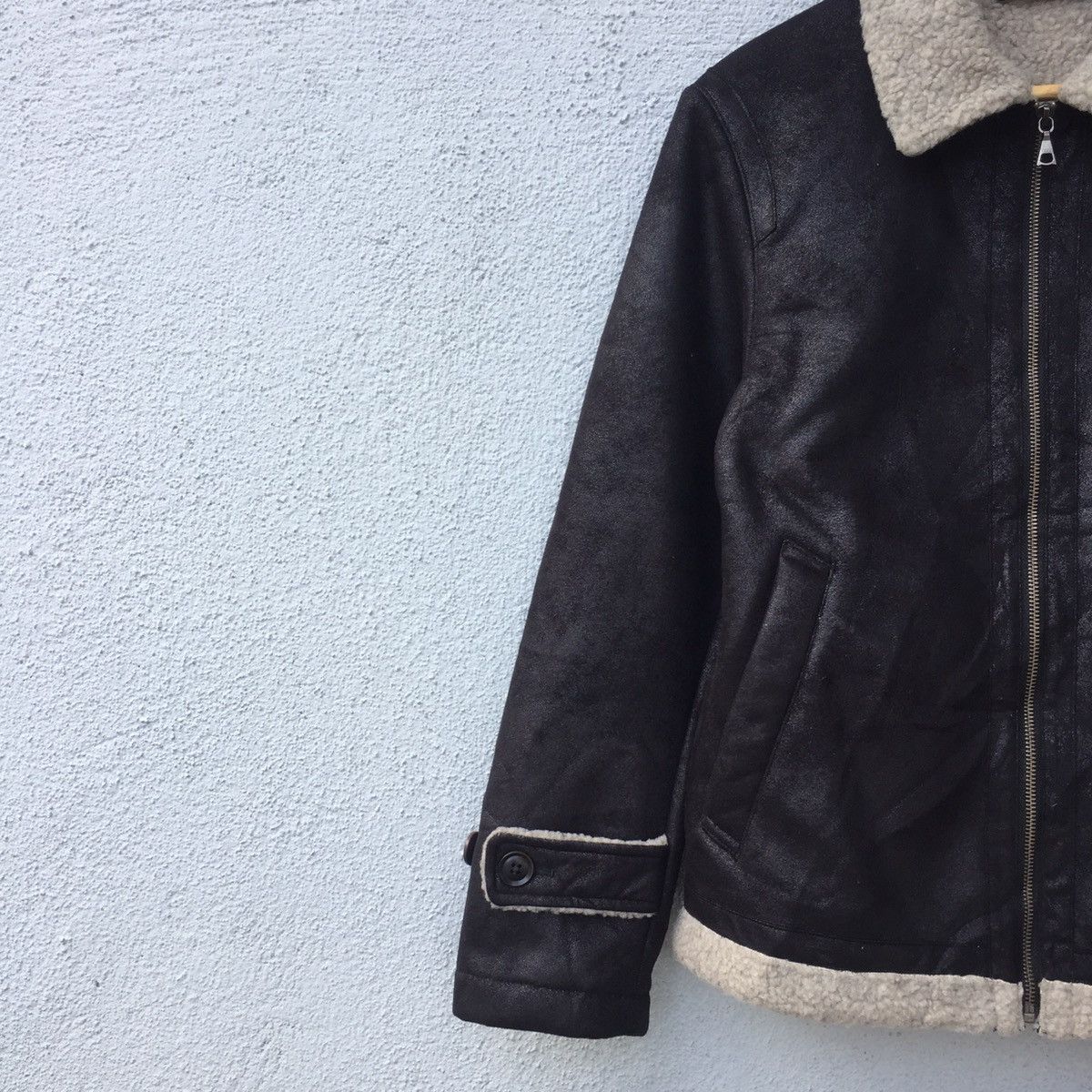 Japanese Brand Vintage Japanese Black Jacket Sherpa Lining Size US M / EU 48-50 / 2 - 4 Thumbnail