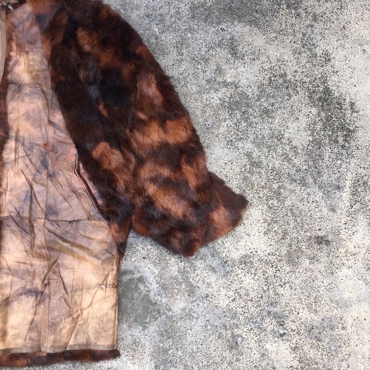 Vintage Vintage Italian Designer Soft Fur Leather Jacket Coat Size US XXL / EU 58 / 5 - 5 Thumbnail