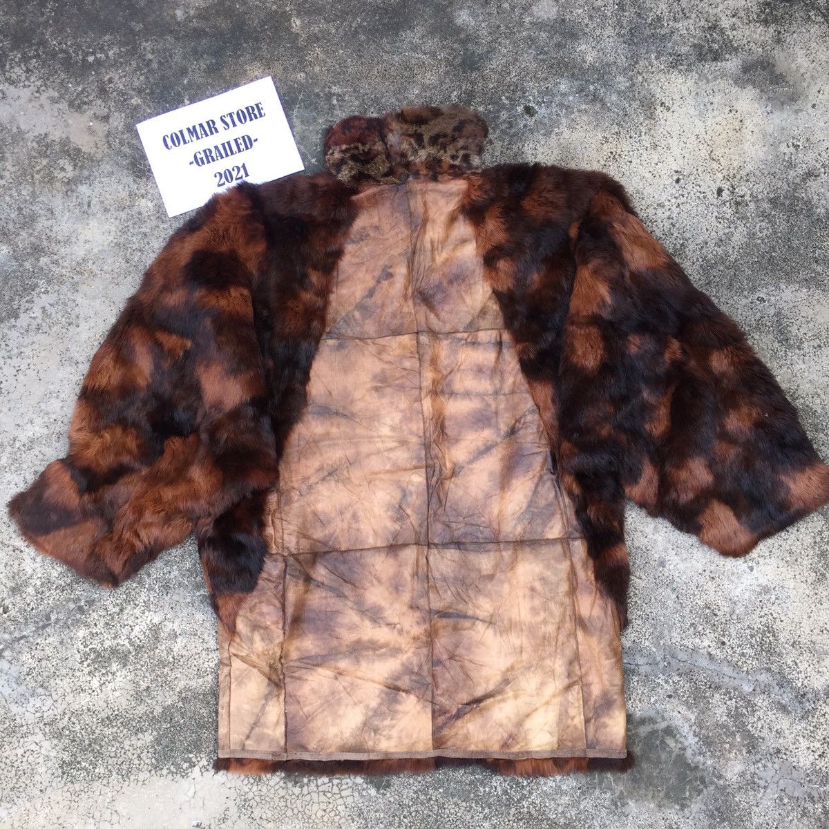 Vintage Vintage Italian Designer Soft Fur Leather Jacket Coat Size US XXL / EU 58 / 5 - 10 Thumbnail