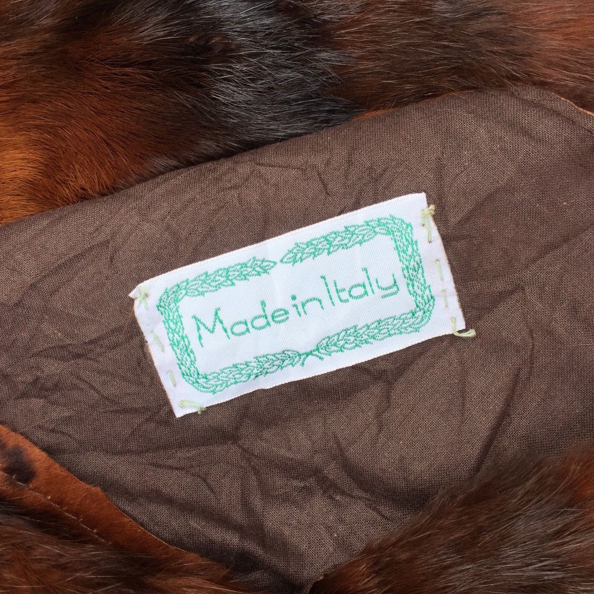 Vintage Vintage Italian Designer Soft Fur Leather Jacket Coat Size US XXL / EU 58 / 5 - 9 Thumbnail