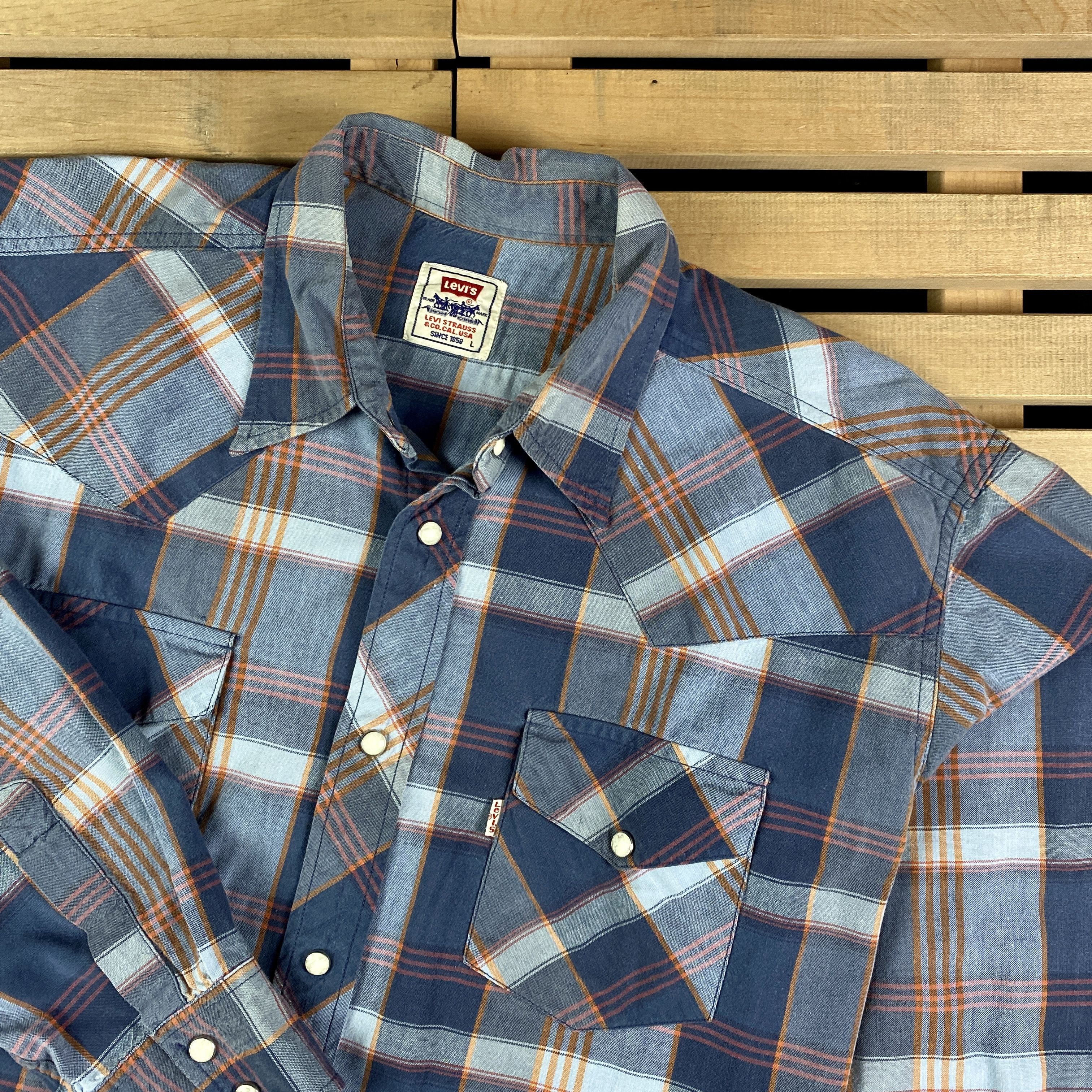 Levi's × Levi's Vintage Clothing × Vintage Men’s Shirt Long Sleeve Levi’s Vintage Size L Size US L / EU 52-54 / 3 - 2 Thumbnail