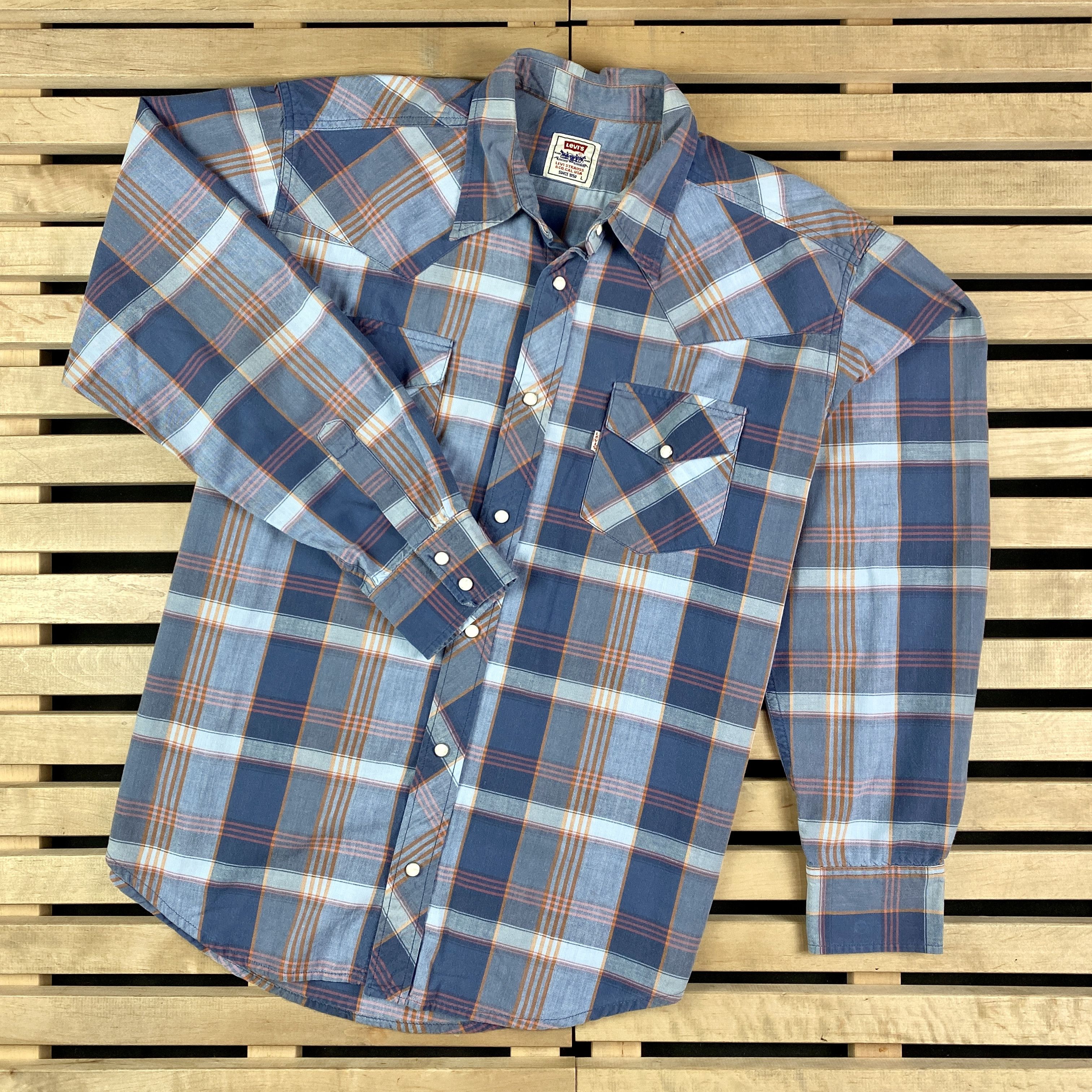 Levi's × Levi's Vintage Clothing × Vintage Men’s Shirt Long Sleeve Levi’s Vintage Size L Size US L / EU 52-54 / 3 - 1 Thumbnail
