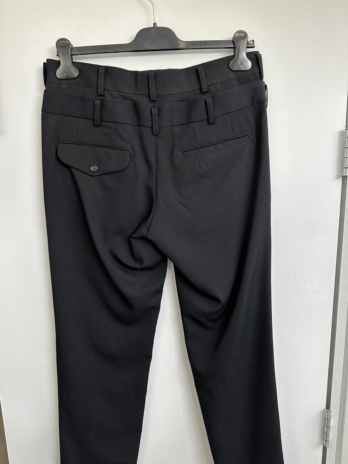 Comme des Garcons Homme Plus Double waisted blacks pants Size US 30 / EU 46 - 3 Thumbnail