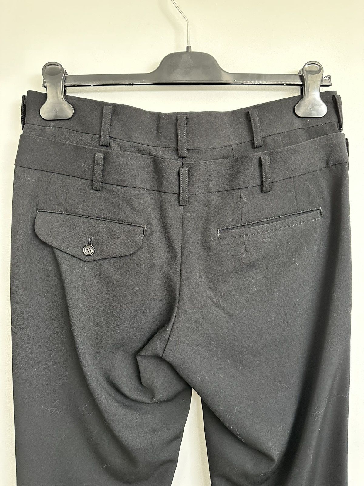 Comme des Garcons Homme Plus Double waisted blacks pants Size US 30 / EU 46 - 4 Thumbnail