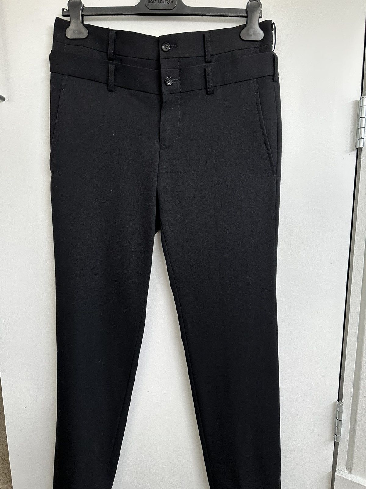 Comme des Garcons Homme Plus Double waisted blacks pants Size US 30 / EU 46 - 1 Thumbnail