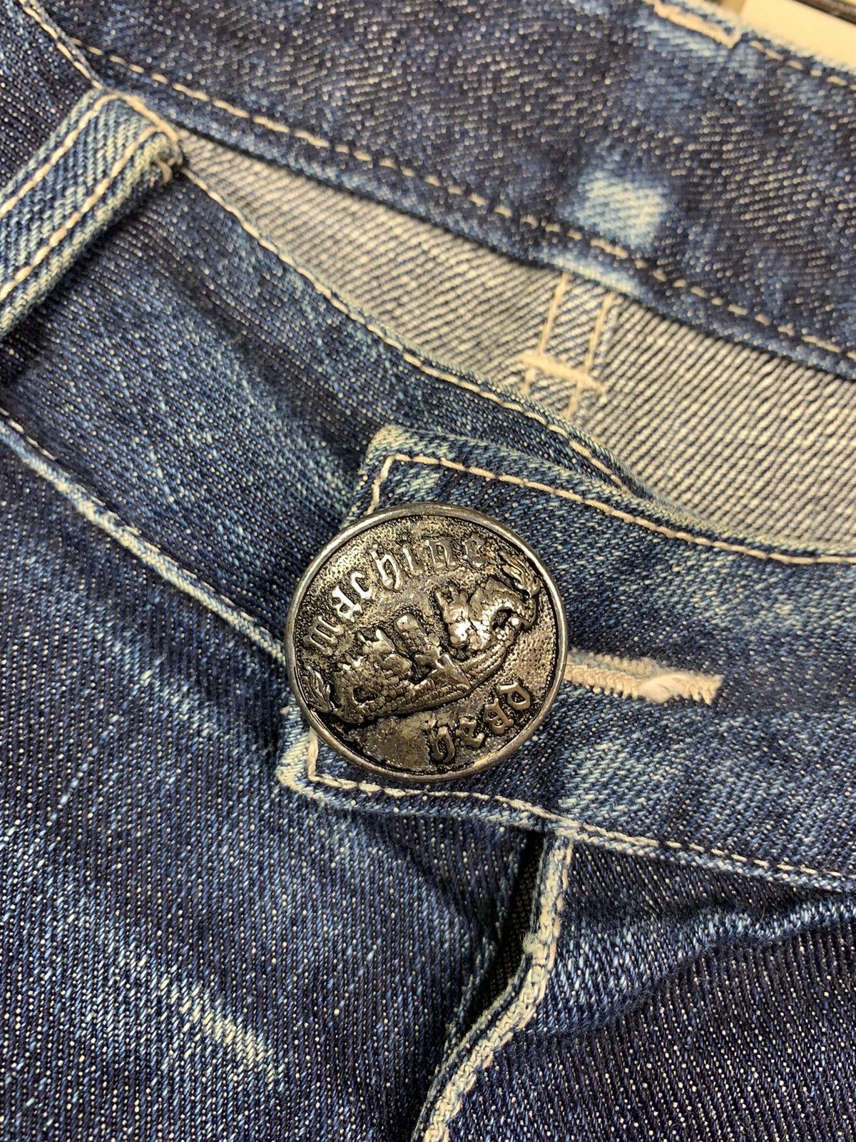 If Six Was Nine × Japanese Brand × Jean Machine Vintage Japanese Brand Machine Distressed Denim Size US 33 - 8 Thumbnail