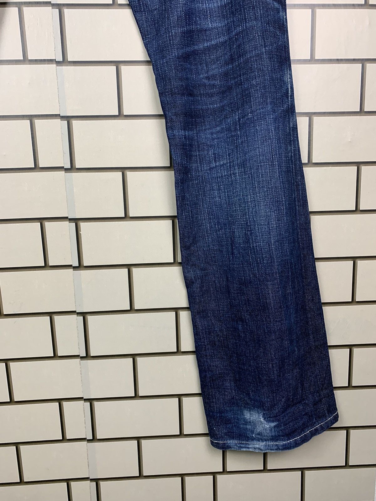 If Six Was Nine × Japanese Brand × Jean Machine Vintage Japanese Brand Machine Distressed Denim Size US 33 - 15 Thumbnail