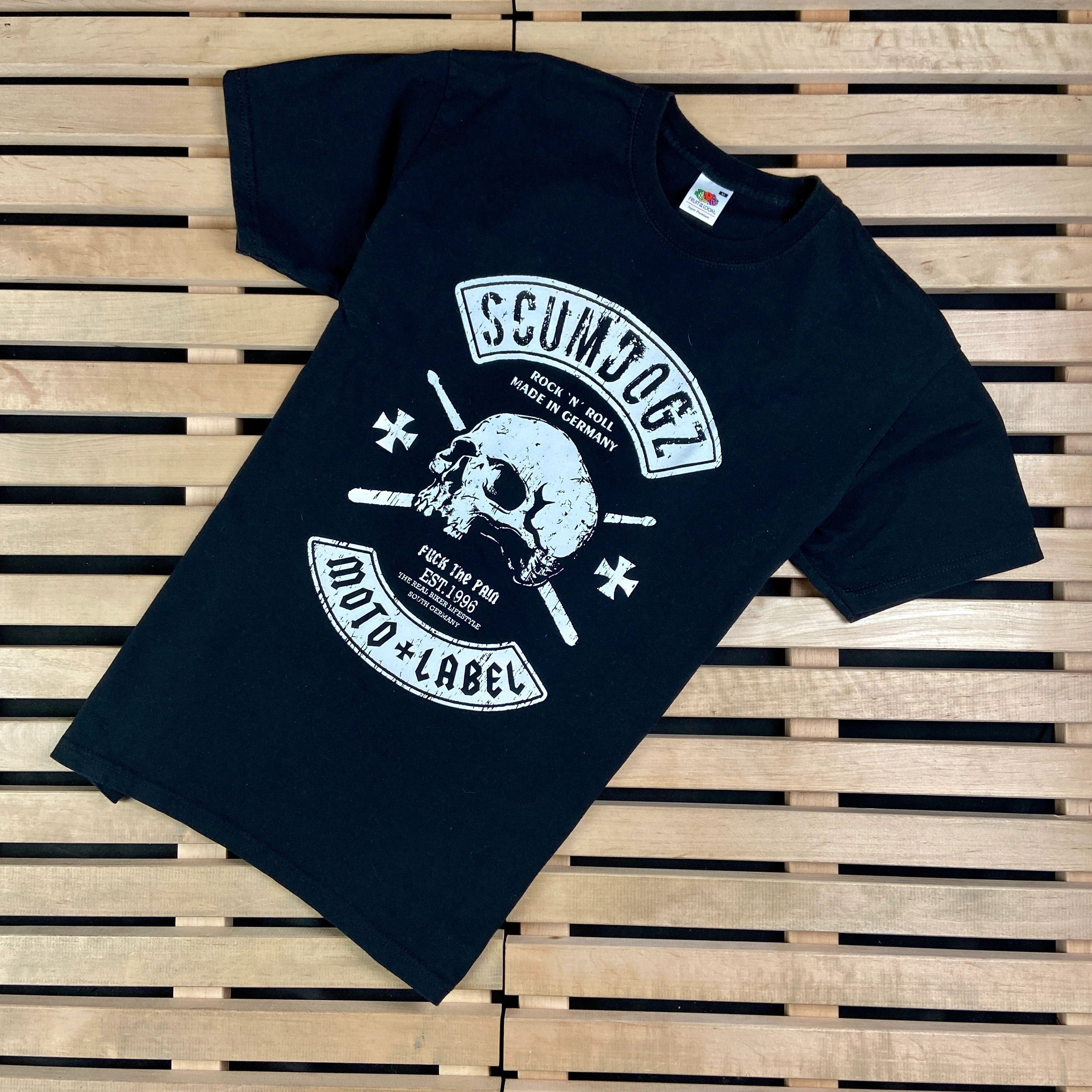 Band Tees Mens Vintage T Shirt Scumdooz Rock N Roll Moto Label Size M Size US M / EU 48-50 / 2 - 1 Thumbnail