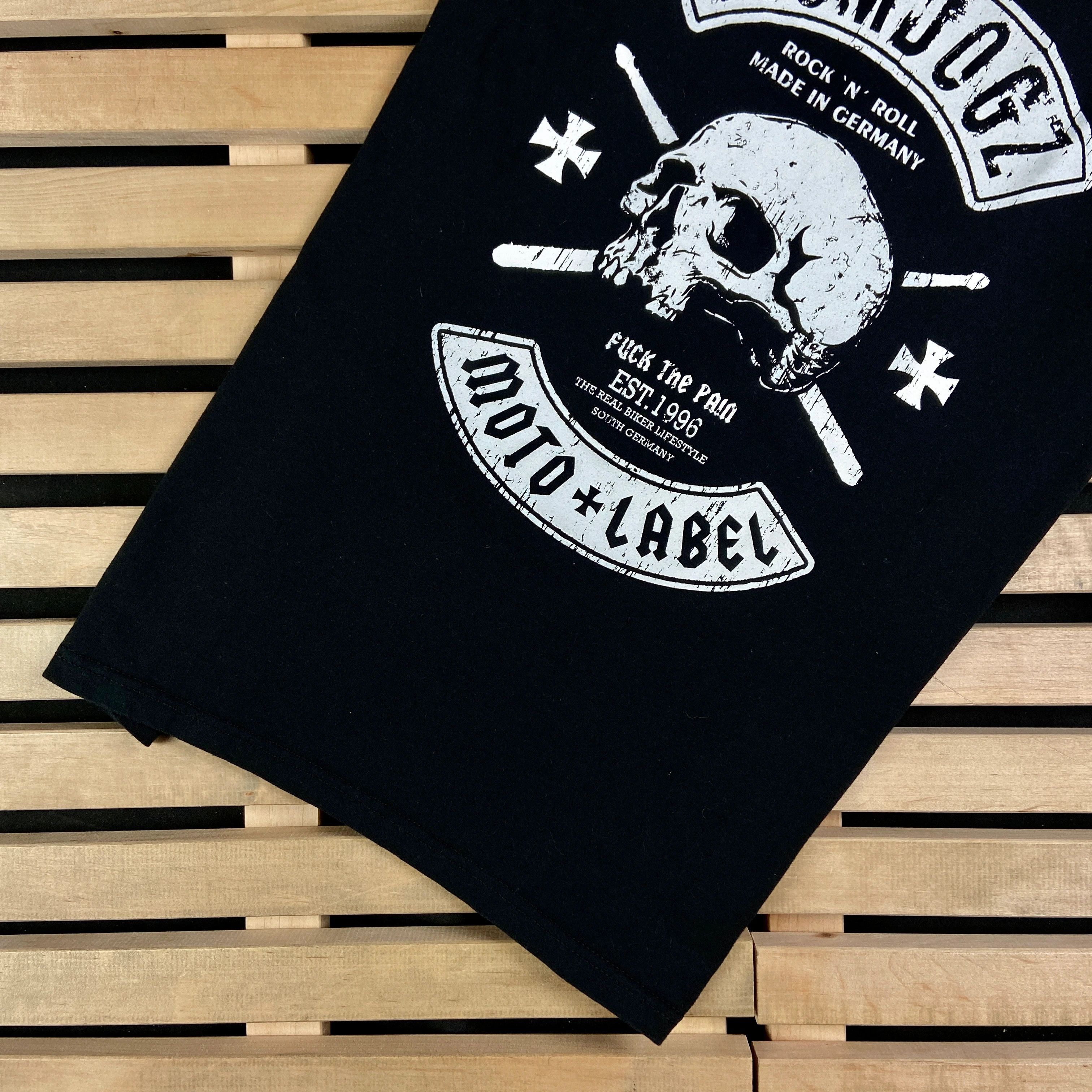 Band Tees Mens Vintage T Shirt Scumdooz Rock N Roll Moto Label Size M Size US M / EU 48-50 / 2 - 3 Thumbnail