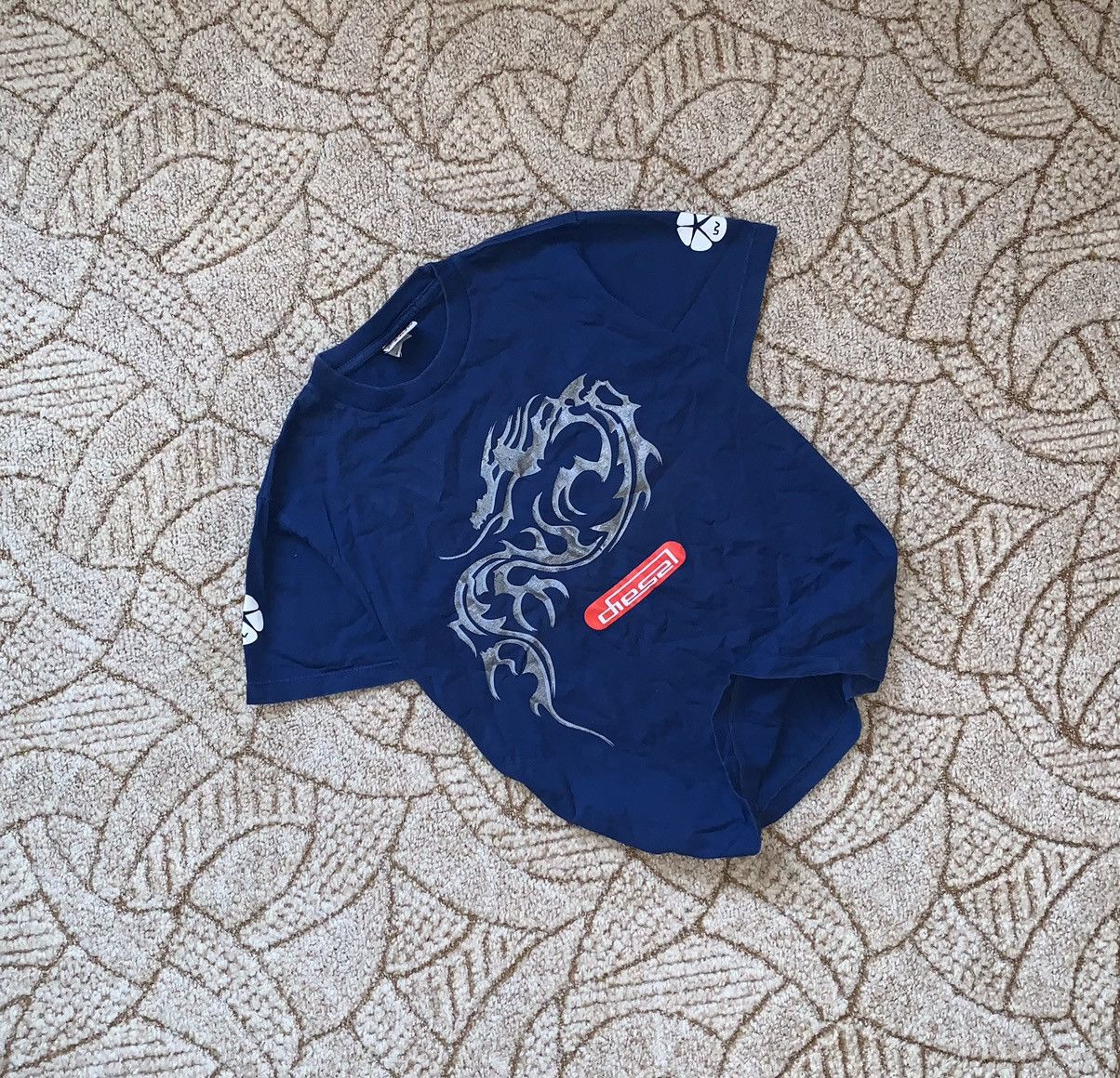Diesel × Japanese Brand × Vintage Diesel big Japanese dragon 🐉 vintage tee T-shirt 👕 90s y2k Size M / US 6-8 / IT 42-44 - 2 Thumbnail
