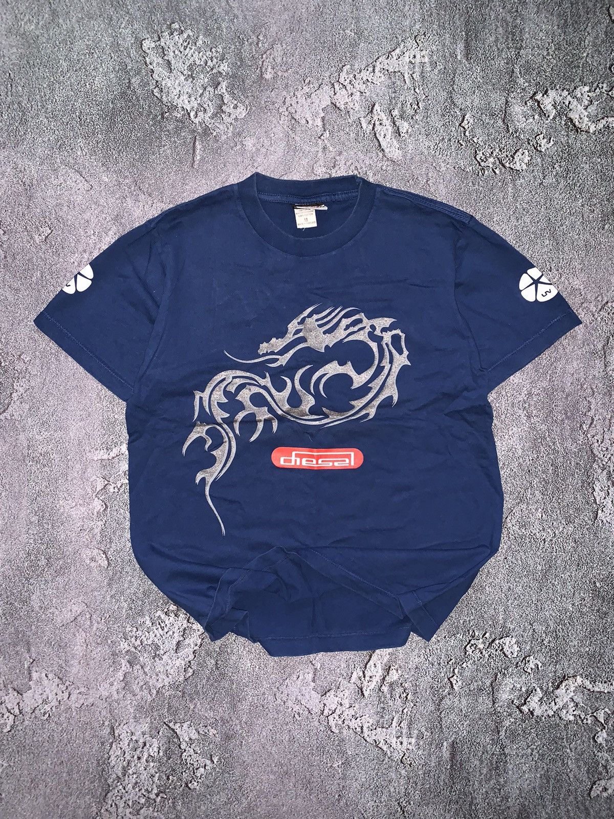 Diesel × Japanese Brand × Vintage Diesel big Japanese dragon 🐉 vintage tee T-shirt 👕 90s y2k Size M / US 6-8 / IT 42-44 - 10 Thumbnail