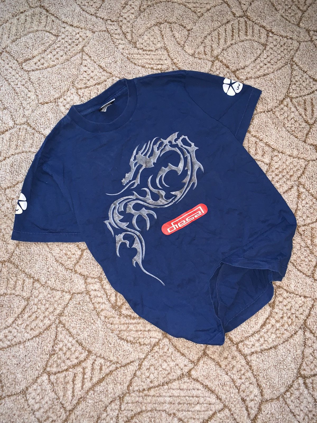 Diesel × Japanese Brand × Vintage Diesel big Japanese dragon 🐉 vintage tee T-shirt 👕 90s y2k Size M / US 6-8 / IT 42-44 - 5 Thumbnail