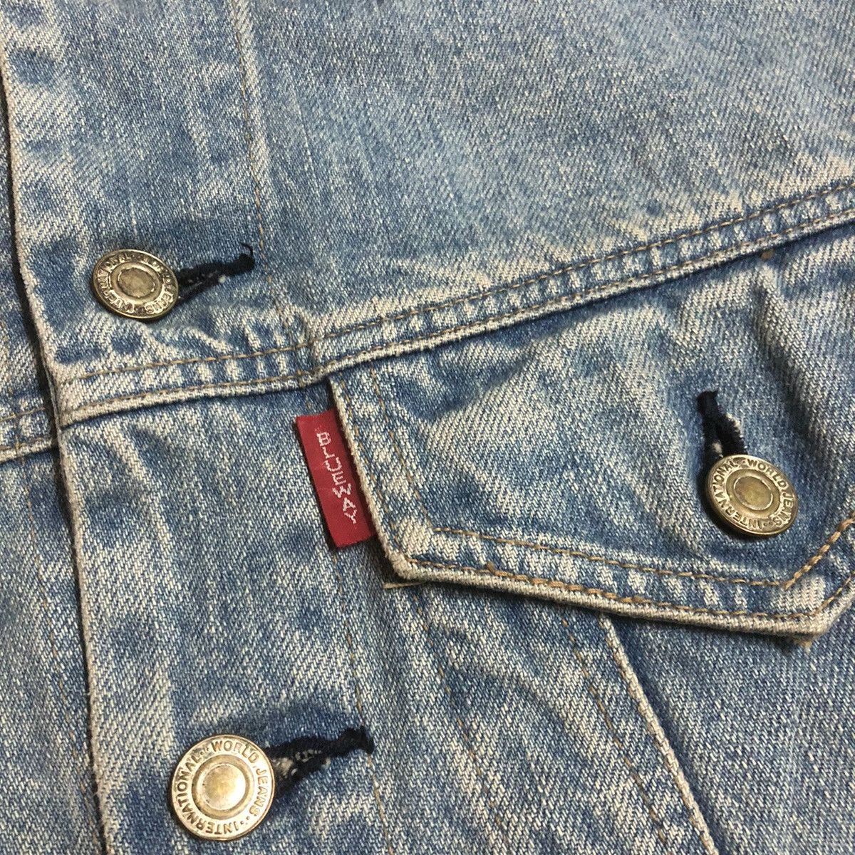 Japanese Brand Blueway Japan Trucker Denim Jacket Size US M / EU 48-50 / 2 - 5 Thumbnail