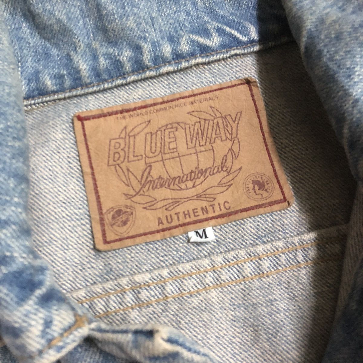 Japanese Brand Blueway Japan Trucker Denim Jacket Size US M / EU 48-50 / 2 - 2 Thumbnail