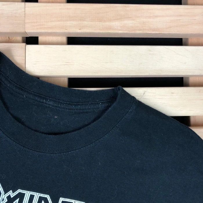 Band Tees × Iron Maiden × Vintage Vintage Mens T Shirt Iron Maiden Big Logo Size L Size US L / EU 52-54 / 3 - 3 Thumbnail
