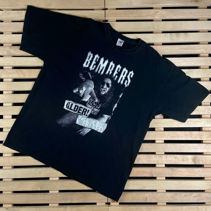 Band Tees × Vintage Mens Vintage T Shirt Bembers Alder Size XL Size US XL / EU 56 / 4 - 1 Thumbnail
