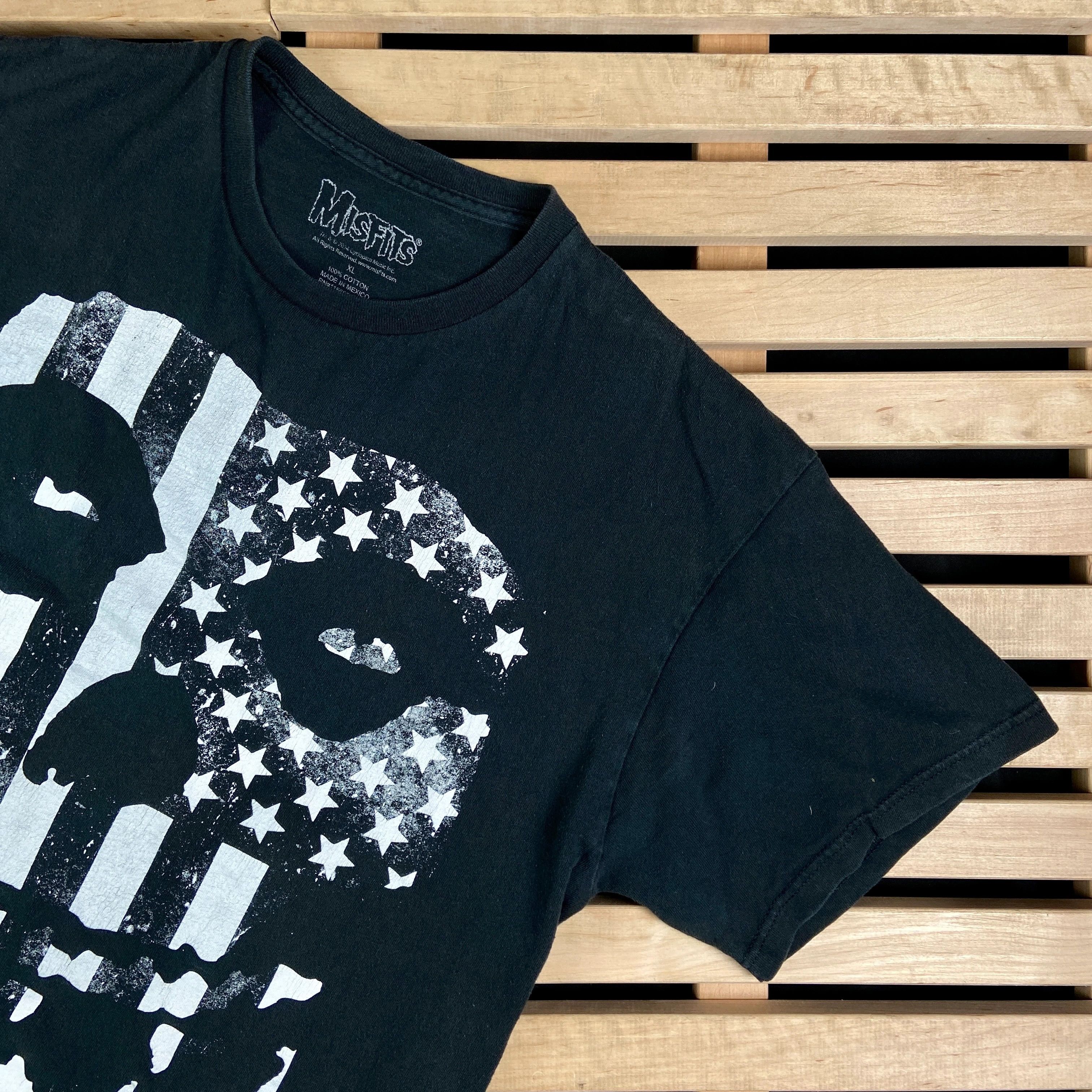 Band Tees × Misfits × Vintage Mens Vintage T Shirt Misfits Big Print Size XL Size US XL / EU 56 / 4 - 2 Thumbnail
