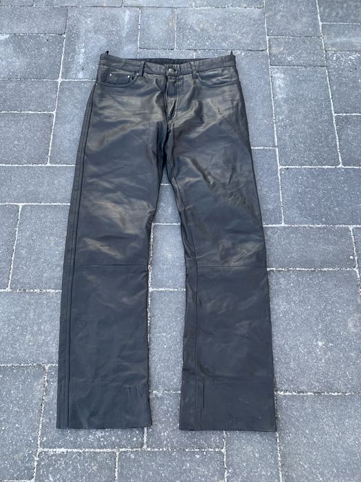 Vintage Vintage Travis Scott Leather Pants 90s Playboi Carti | Grailed