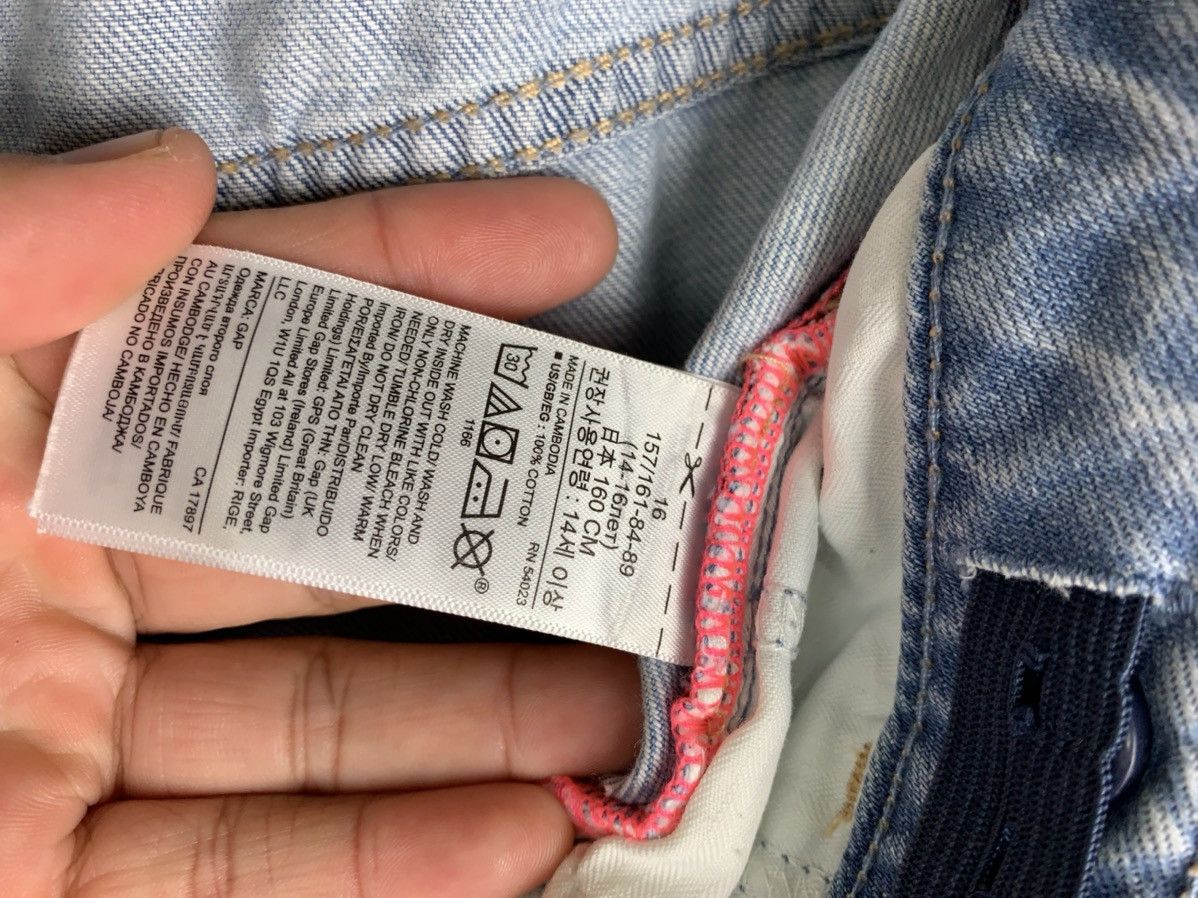 Gap × Vintage Vintage Denim Gap Printed Design Rainbow Fullprint Size 28" / US 6 / IT 42 - 20 Thumbnail