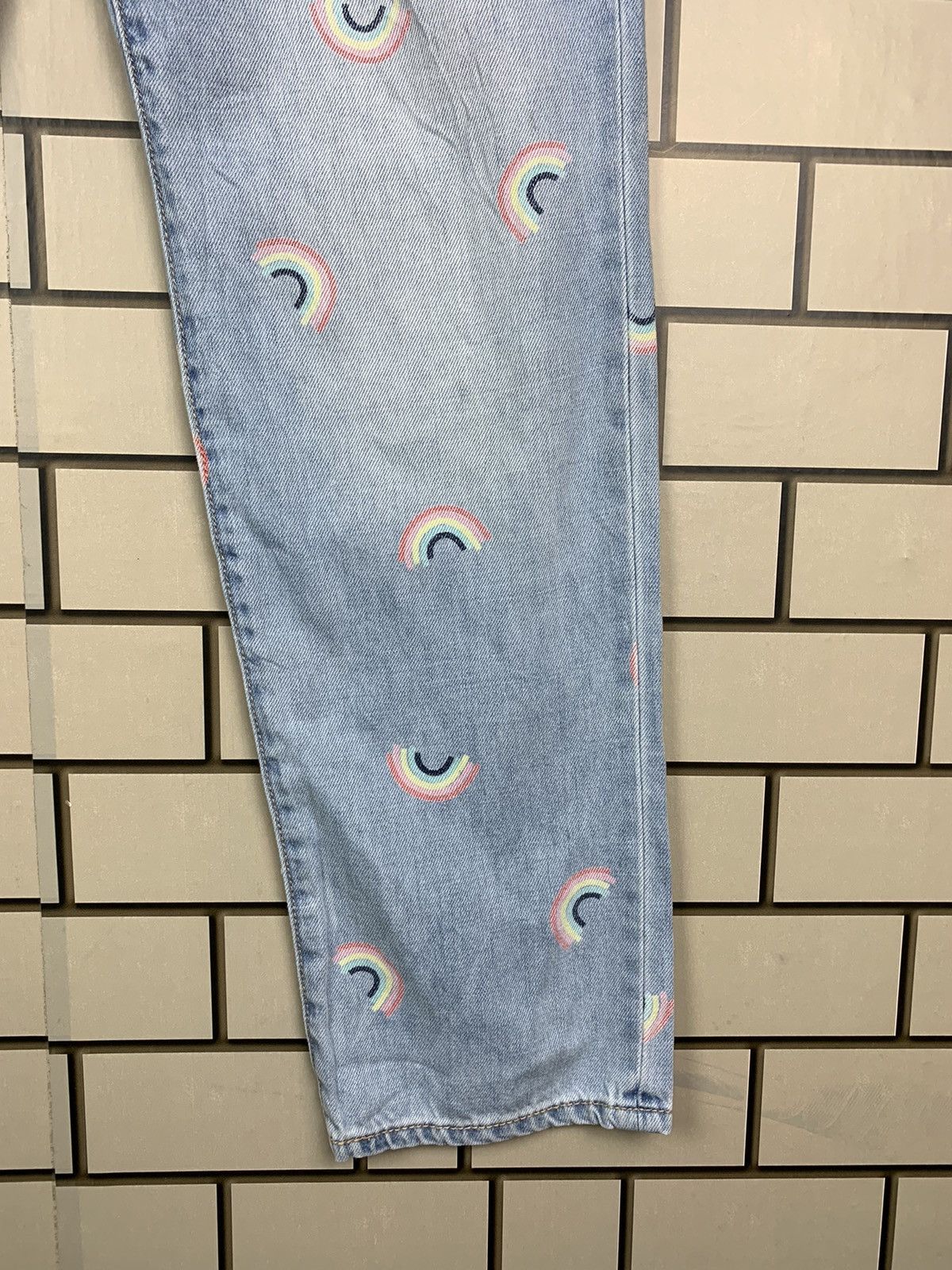Gap × Vintage Vintage Denim Gap Printed Design Rainbow Fullprint Size 28" / US 6 / IT 42 - 5 Thumbnail