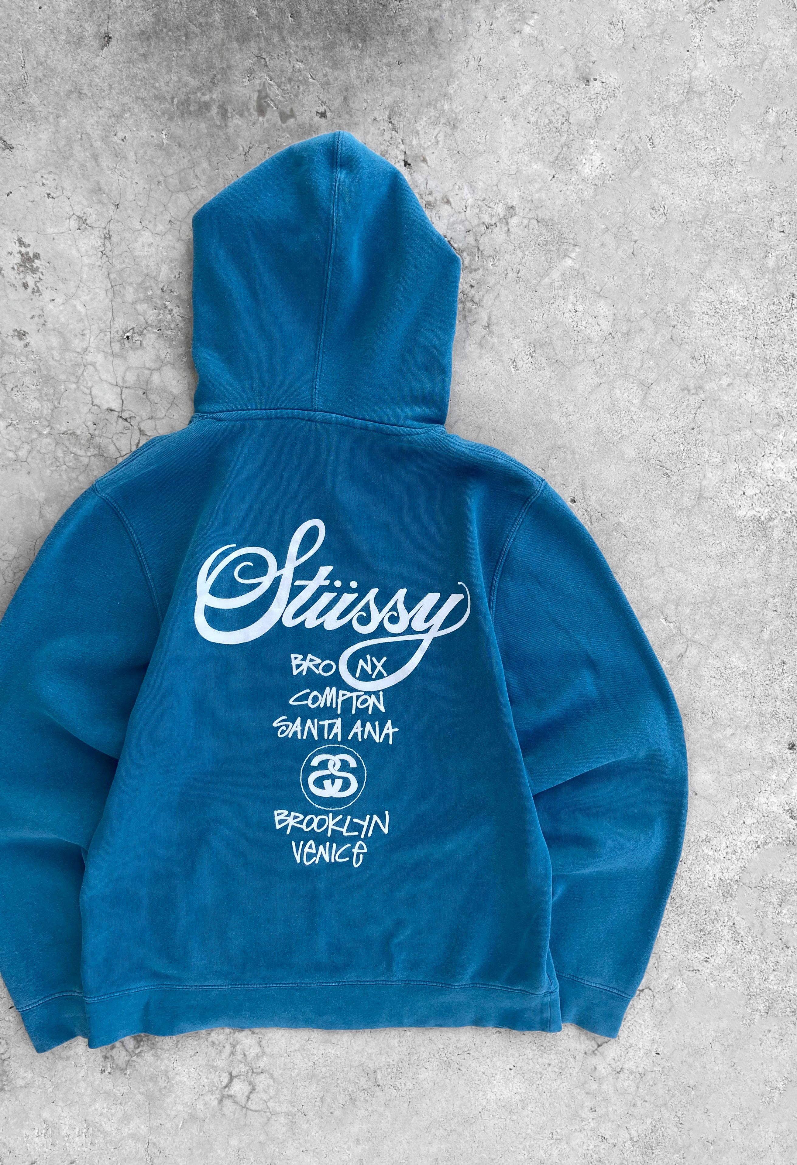 Stussy Stussy World Tour Hoodie Size US M / EU 48-50 / 2 - 2 Thumbnail