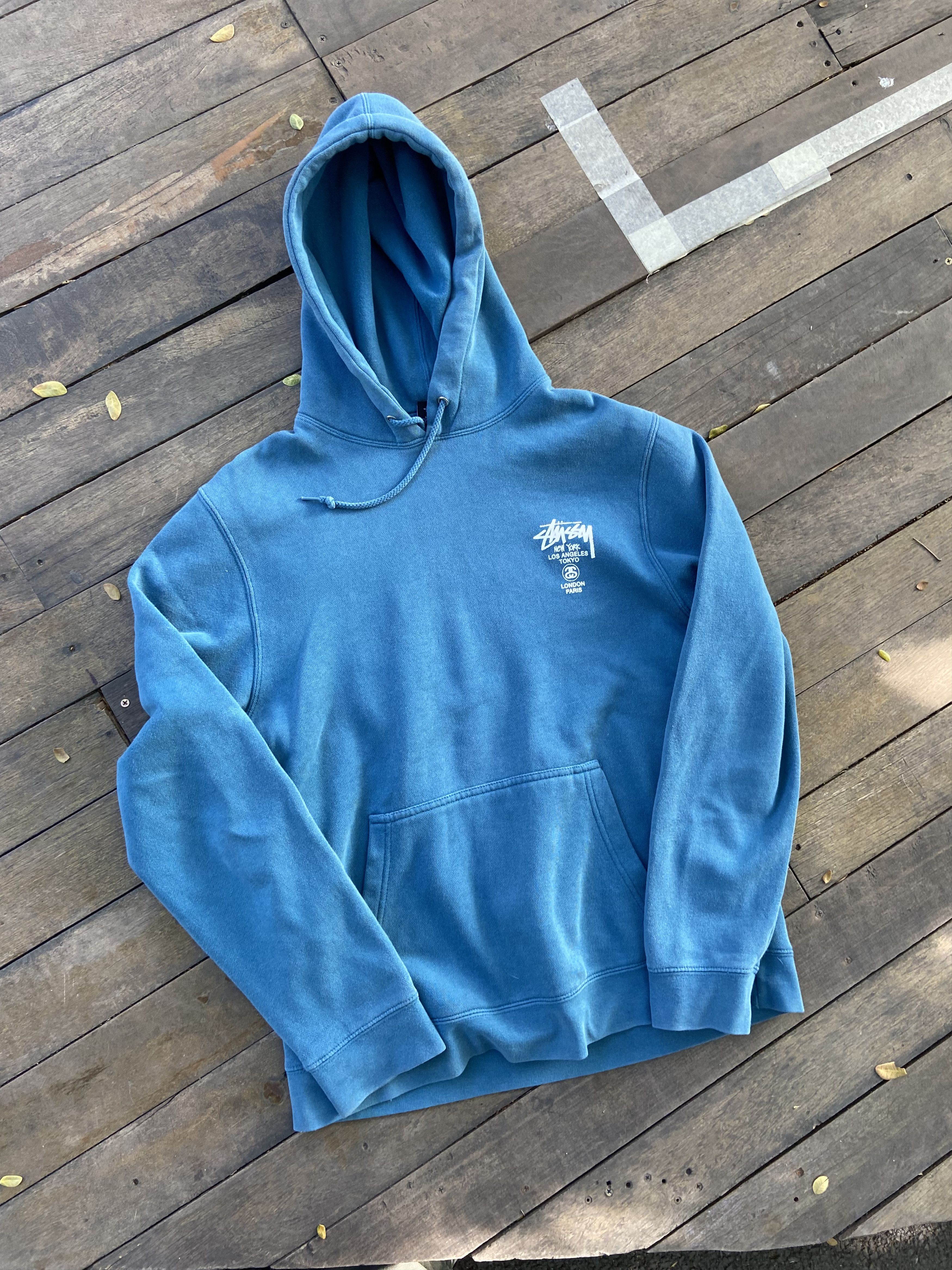 Stussy Stussy World Tour Hoodie Size US M / EU 48-50 / 2 - 3 Thumbnail