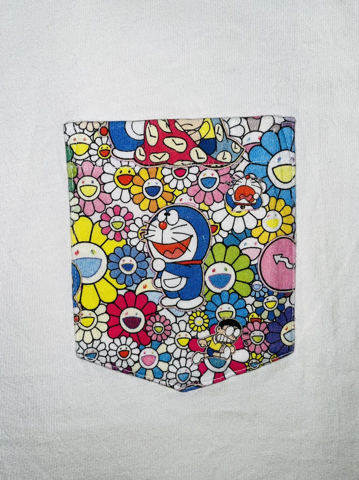 Takashi Murakami Vintage Takashi Murakami Doraemon Rainbow Flower japan art Size US L / EU 52-54 / 3 - 6 Thumbnail