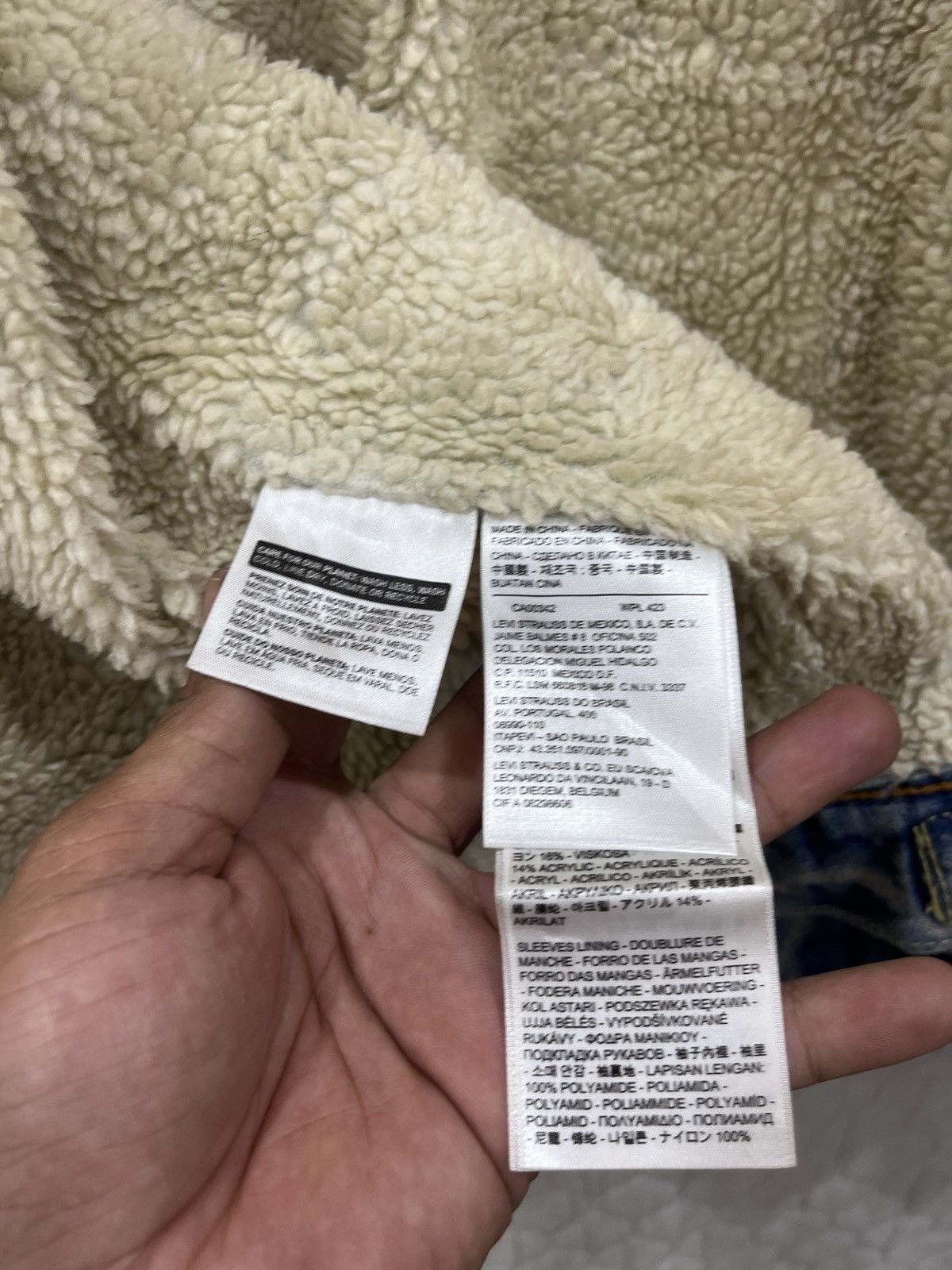 Levi's (Iii). LEVIS HYPEBEAST SHERPA JACKET Size US S / EU 44-46 / 1 - 10 Thumbnail