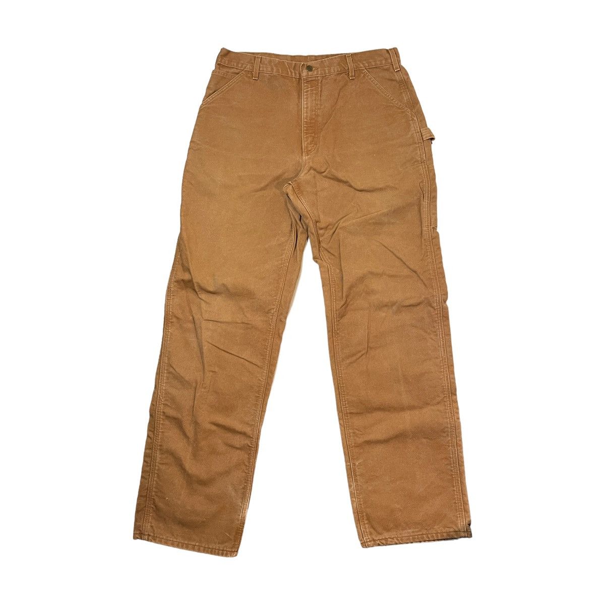 Carhartt × Vintage Carhartt Insulated Flannel Lined Pants Tan Size US 36 / EU 52 - 1 Thumbnail