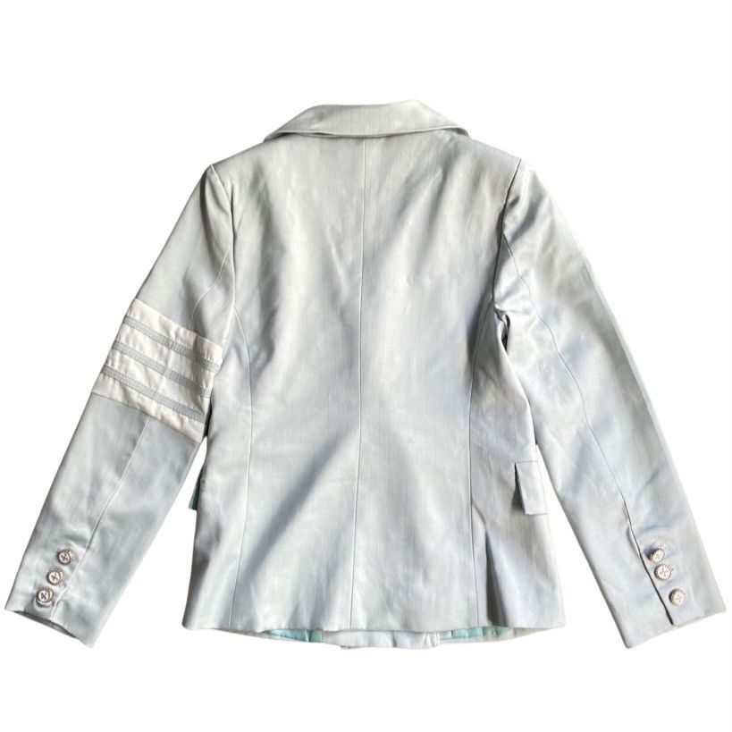 Thom Browne Mint Green With Gold Strips Double Breasted Blazer Size M / US 6-8 / IT 42-44 - 2 Thumbnail
