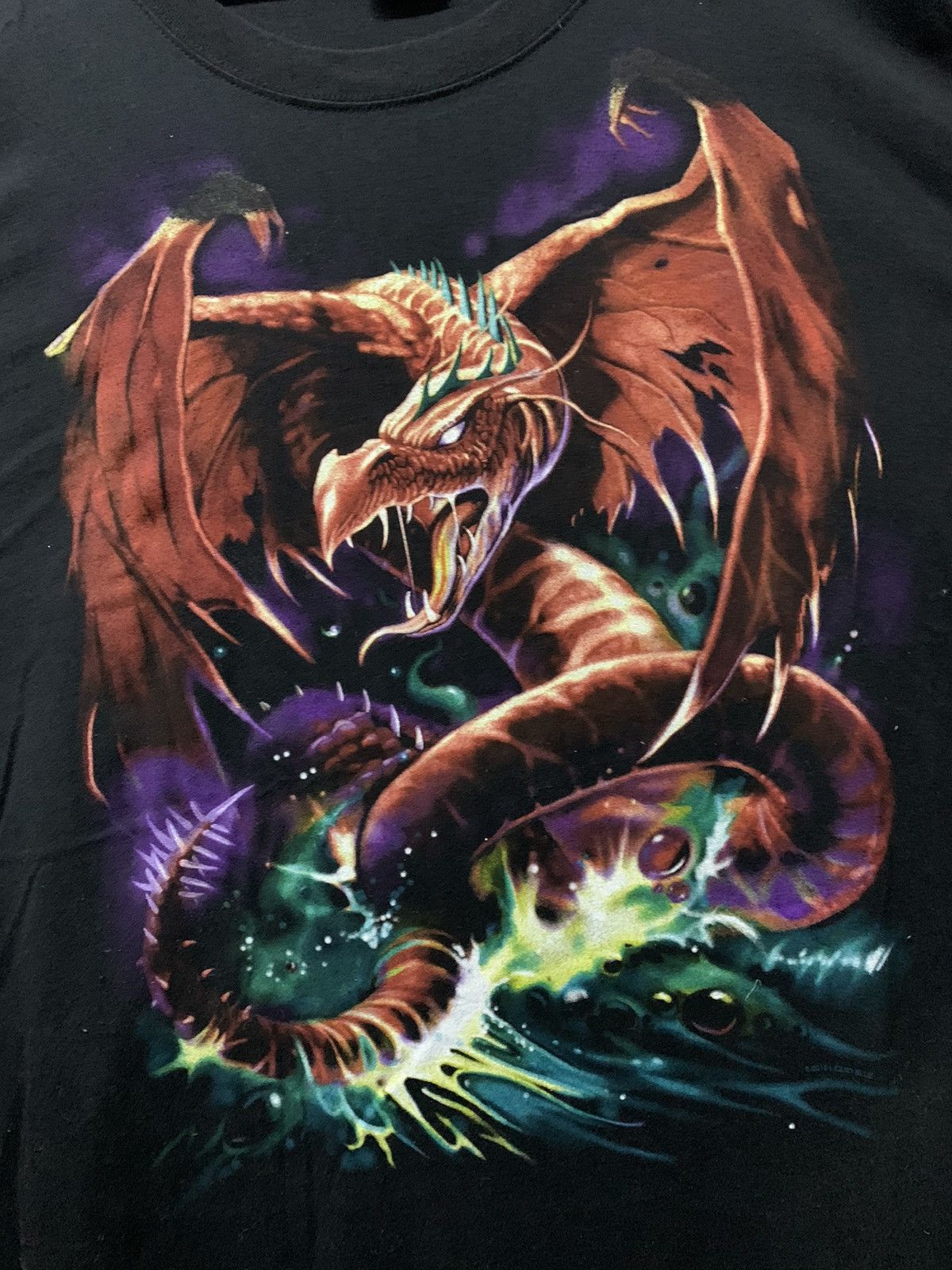 Liquid Blue × Vintage Liquid Blue Dragon Shirt Size US XXL / EU 58 / 5 - 4 Thumbnail