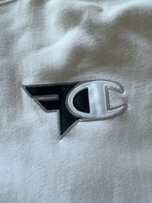 Faze x best sale champion white hoodie