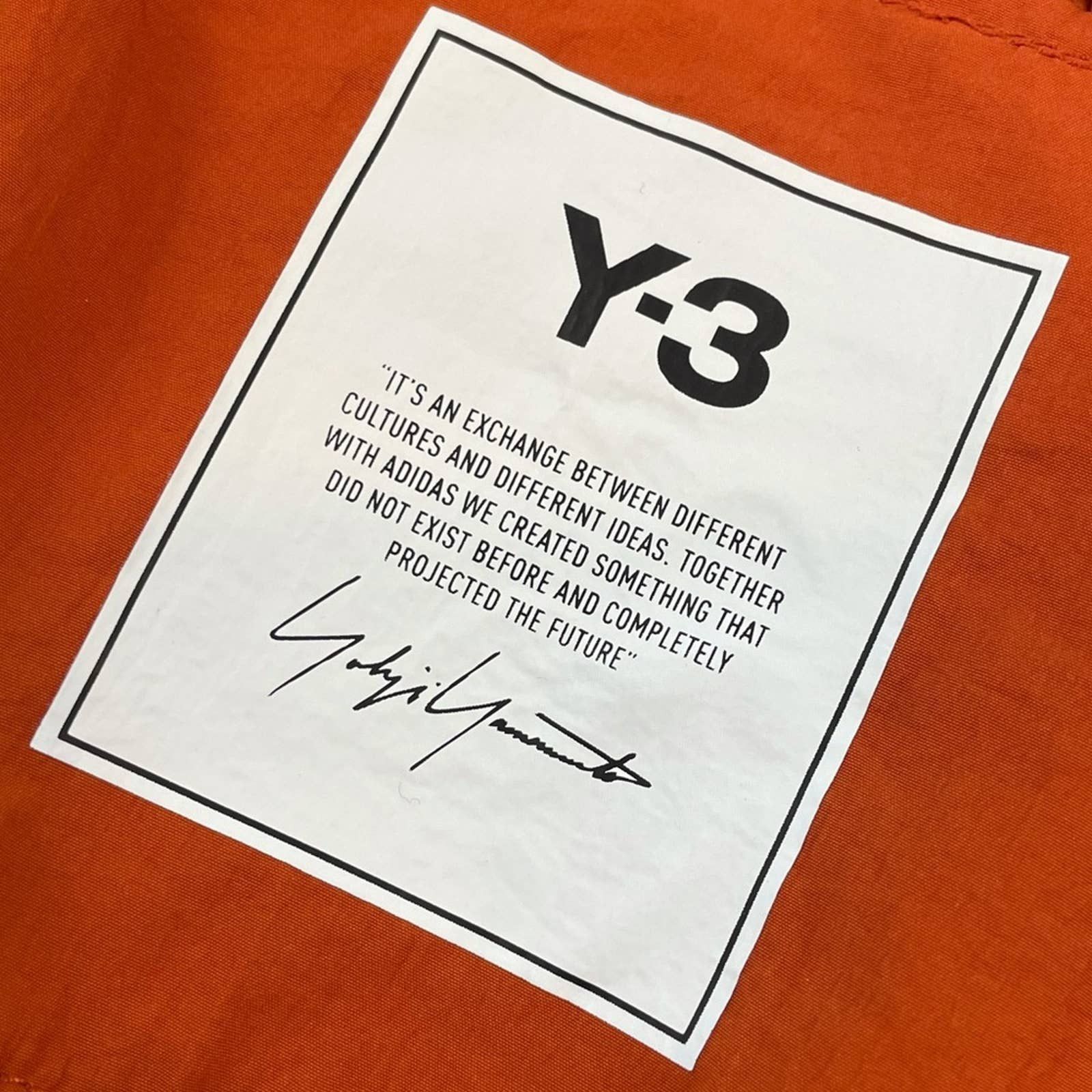Y-3 Y-3 • Yohji Yamamoto Adidas Orange Hooded Windbreaker Jacket Size XXS / US 00 / IT 34 - 9 Preview