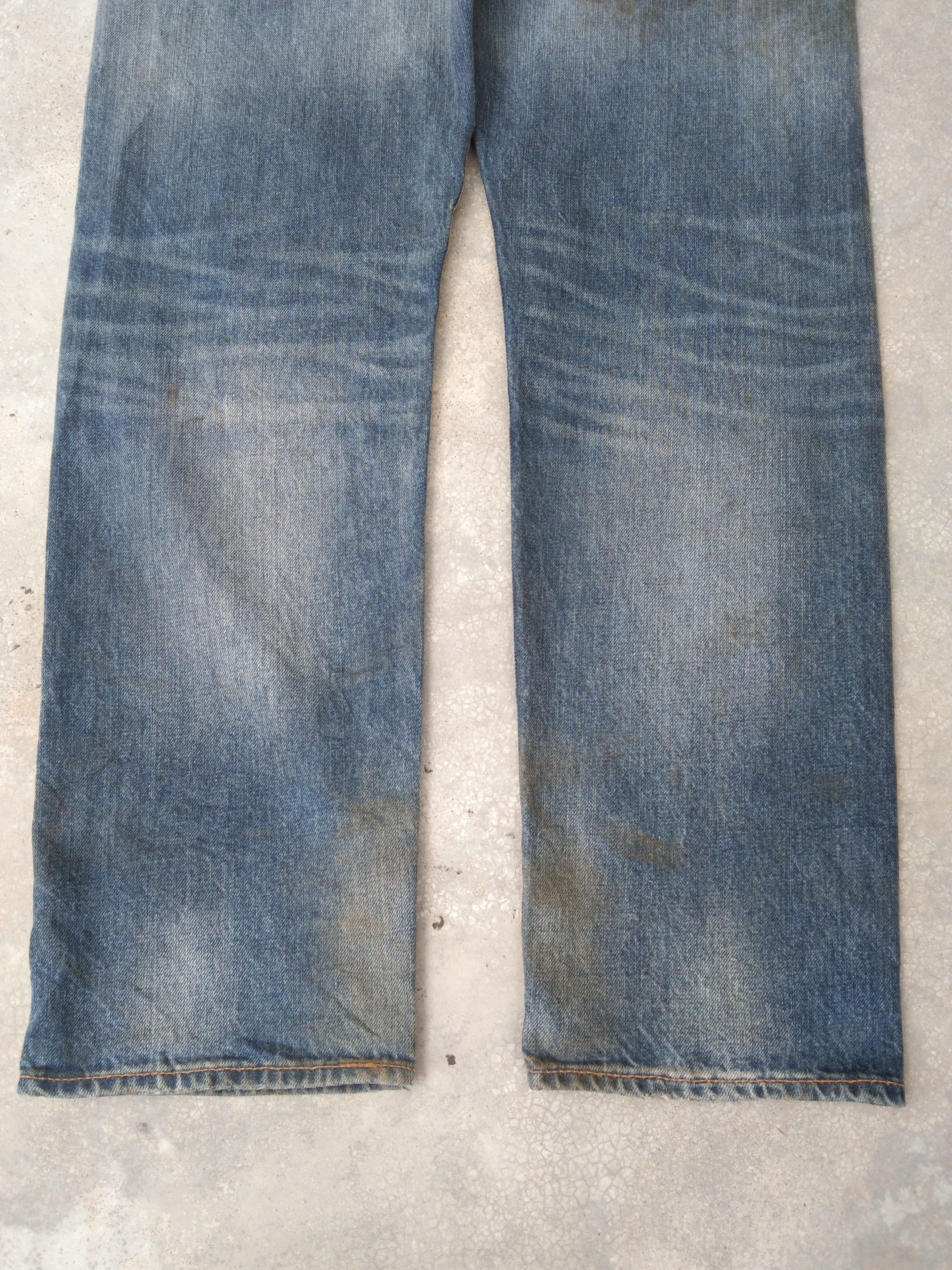 Jean × Levi's × Vintage Vintage Levis 502 Dirty Distressed Jeans 34x29.5 Size US 34 / EU 50 - 3 Thumbnail