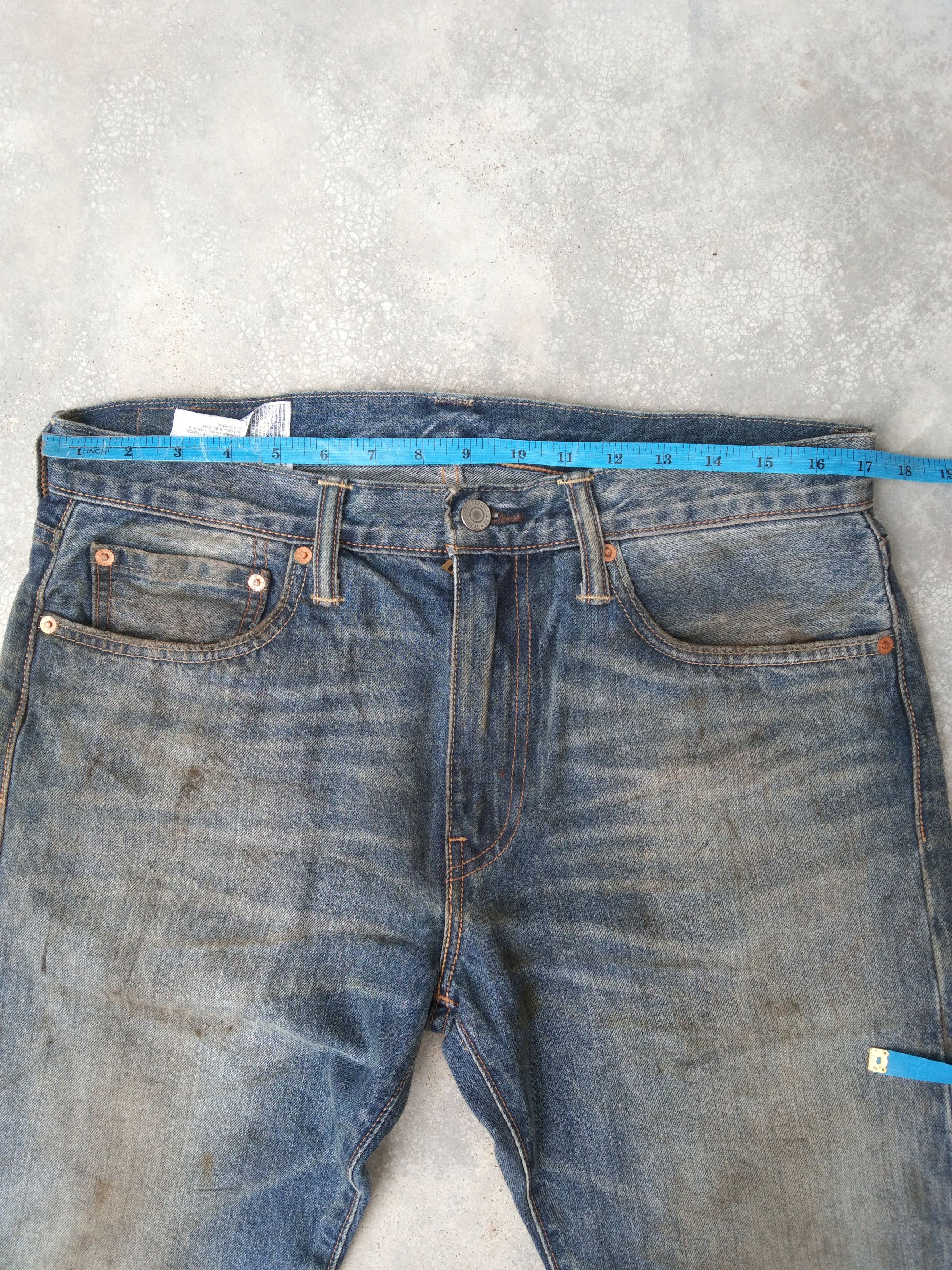 Jean × Levi's × Vintage Vintage Levis 502 Dirty Distressed Jeans 34x29.5 Size US 34 / EU 50 - 6 Thumbnail