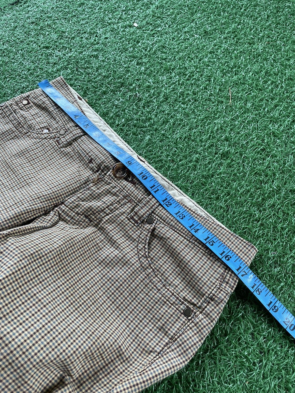 Dsquared2 × Vintage ⚡️Vintage Dsquared Casual Pants Checkered Pattern Spell Out Size US 30 / EU 46 - 18 Thumbnail