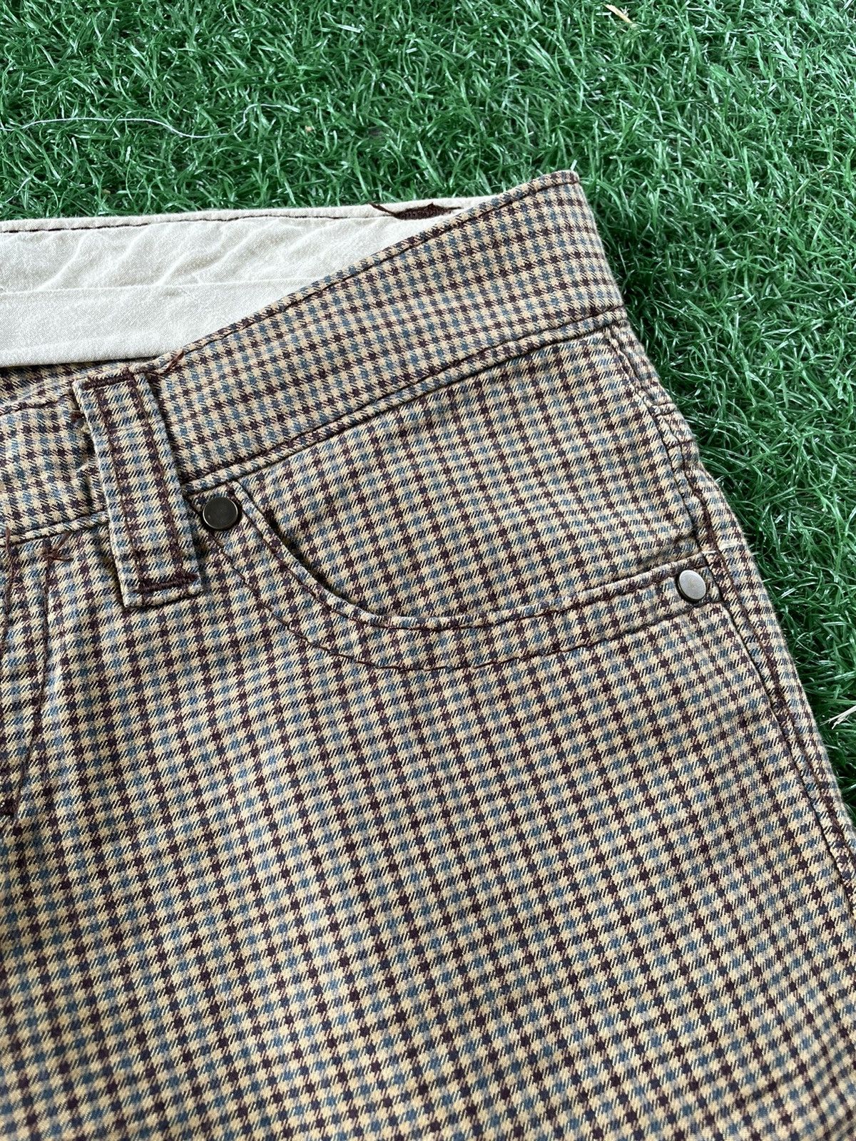 Dsquared2 × Vintage ⚡️Vintage Dsquared Casual Pants Checkered Pattern Spell Out Size US 30 / EU 46 - 8 Thumbnail