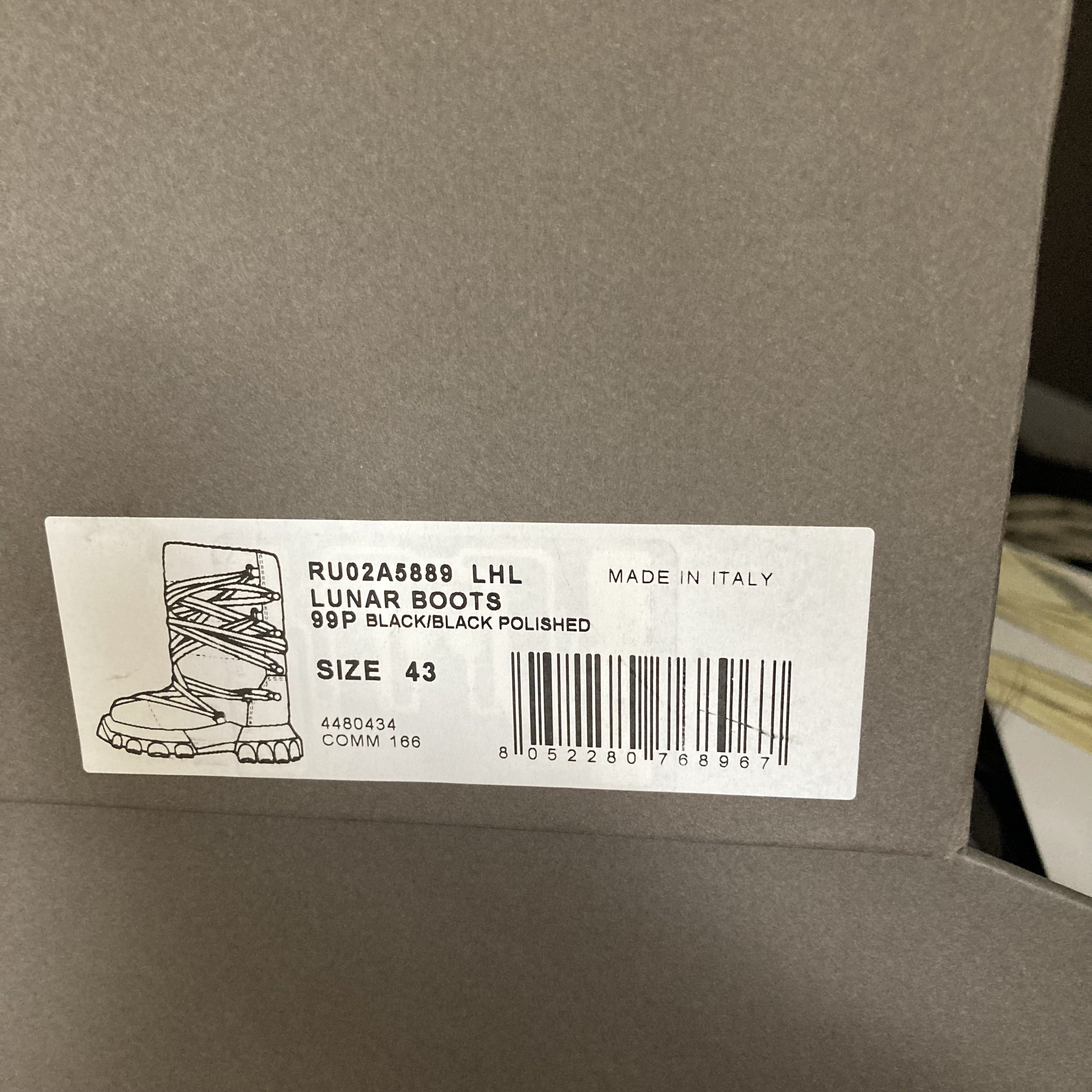 Rick Owens RICK OWENS MEGALACE LUNAR FUR BOOTS Size US 10.5 / EU 43-44 - 9 Thumbnail