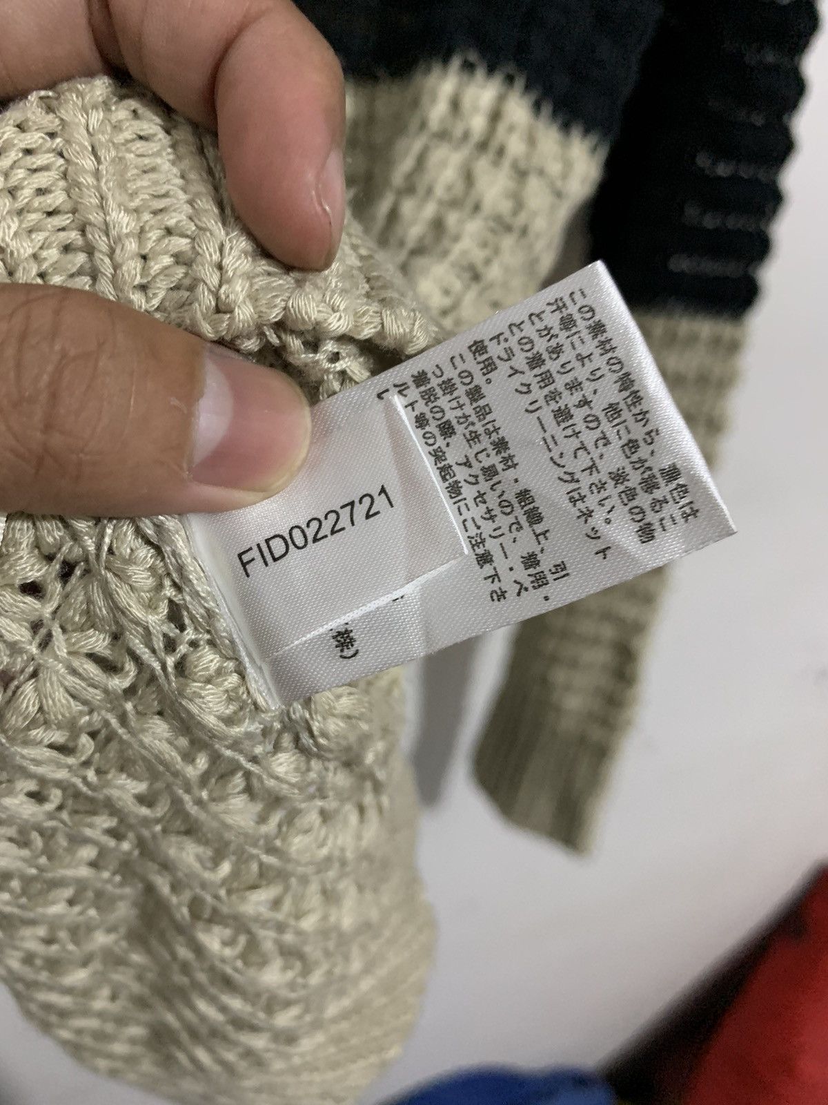 20471120 💸BINDINGOFFER💸Japanese traditional knitwear grunge style Size US M / EU 48-50 / 2 - 4 Thumbnail