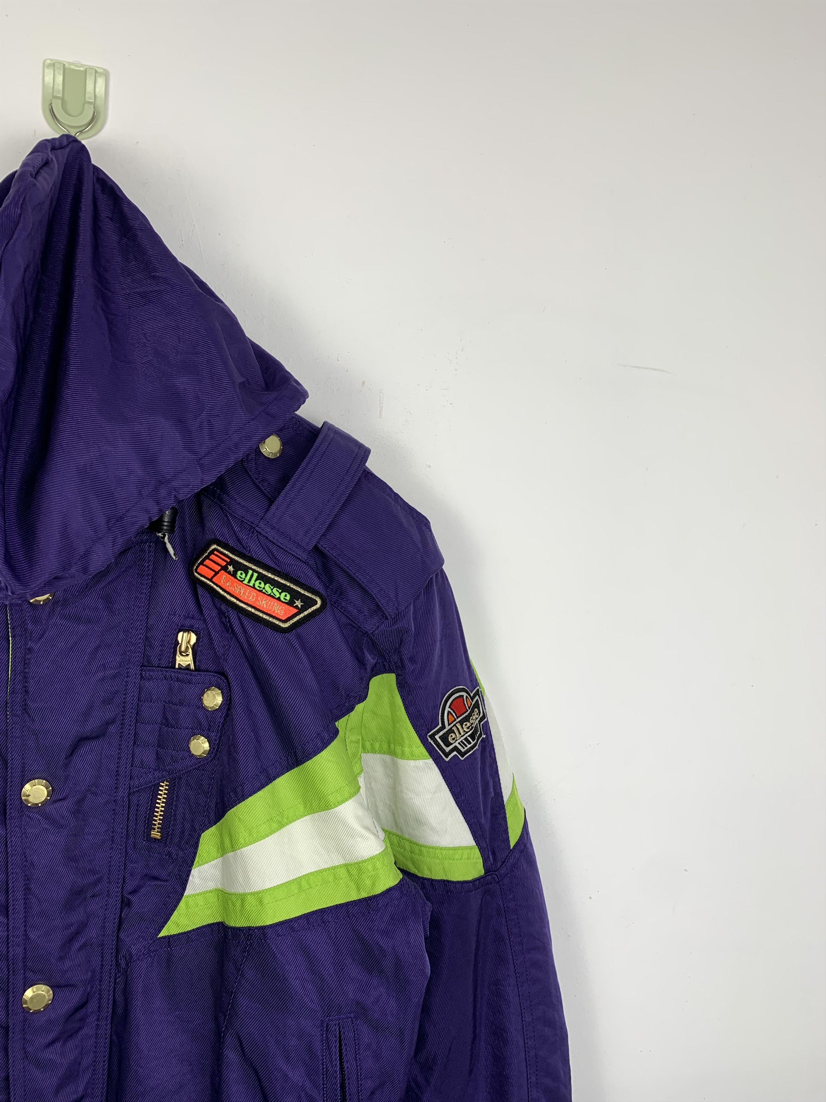 Ellesse Vintage Ellesse BA Speed Ski Bomber Jacket J1490 Size US L / EU 52-54 / 3 - 5 Thumbnail