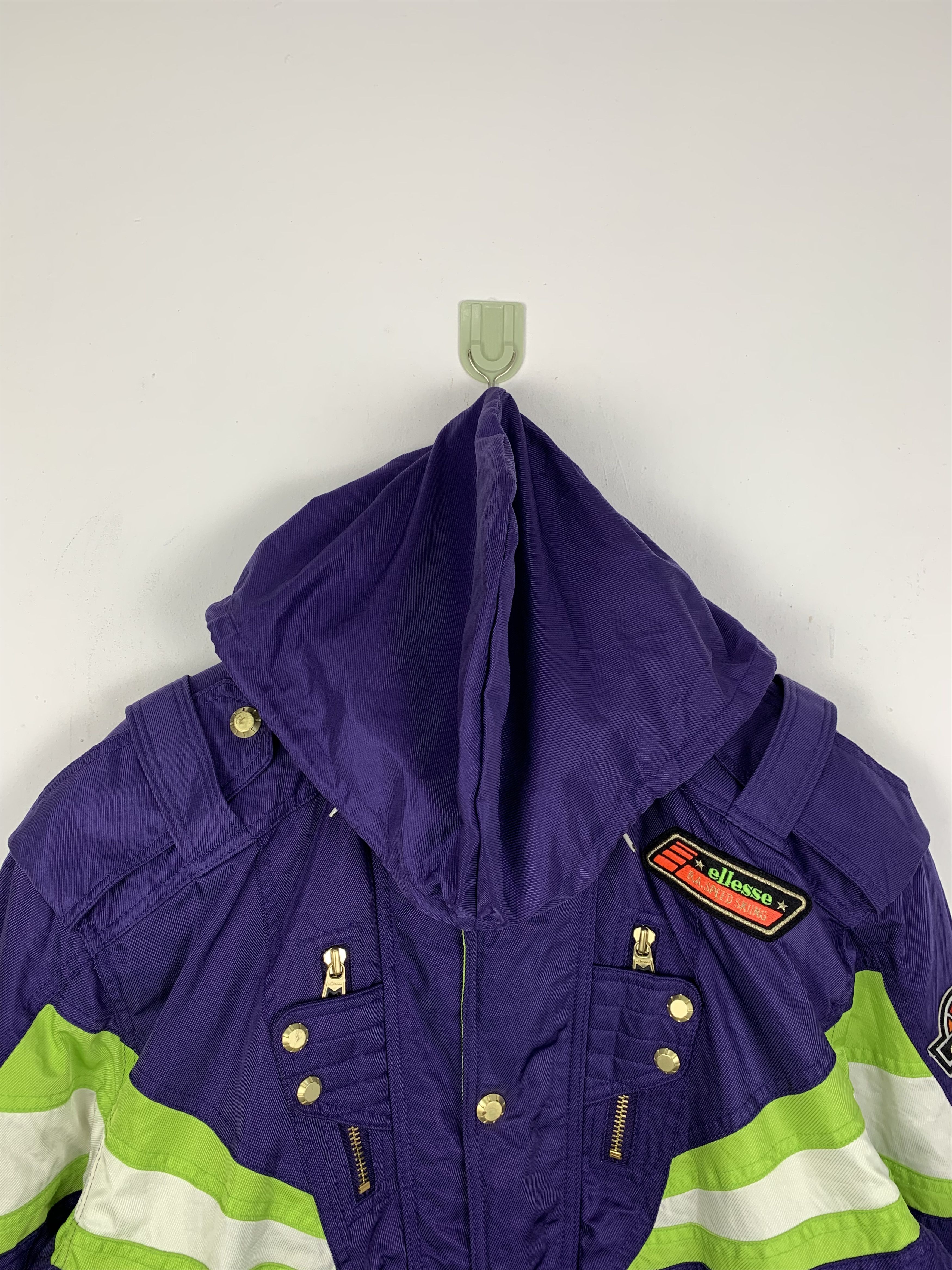 Ellesse Vintage Ellesse BA Speed Ski Bomber Jacket J1490 Size US L / EU 52-54 / 3 - 3 Thumbnail