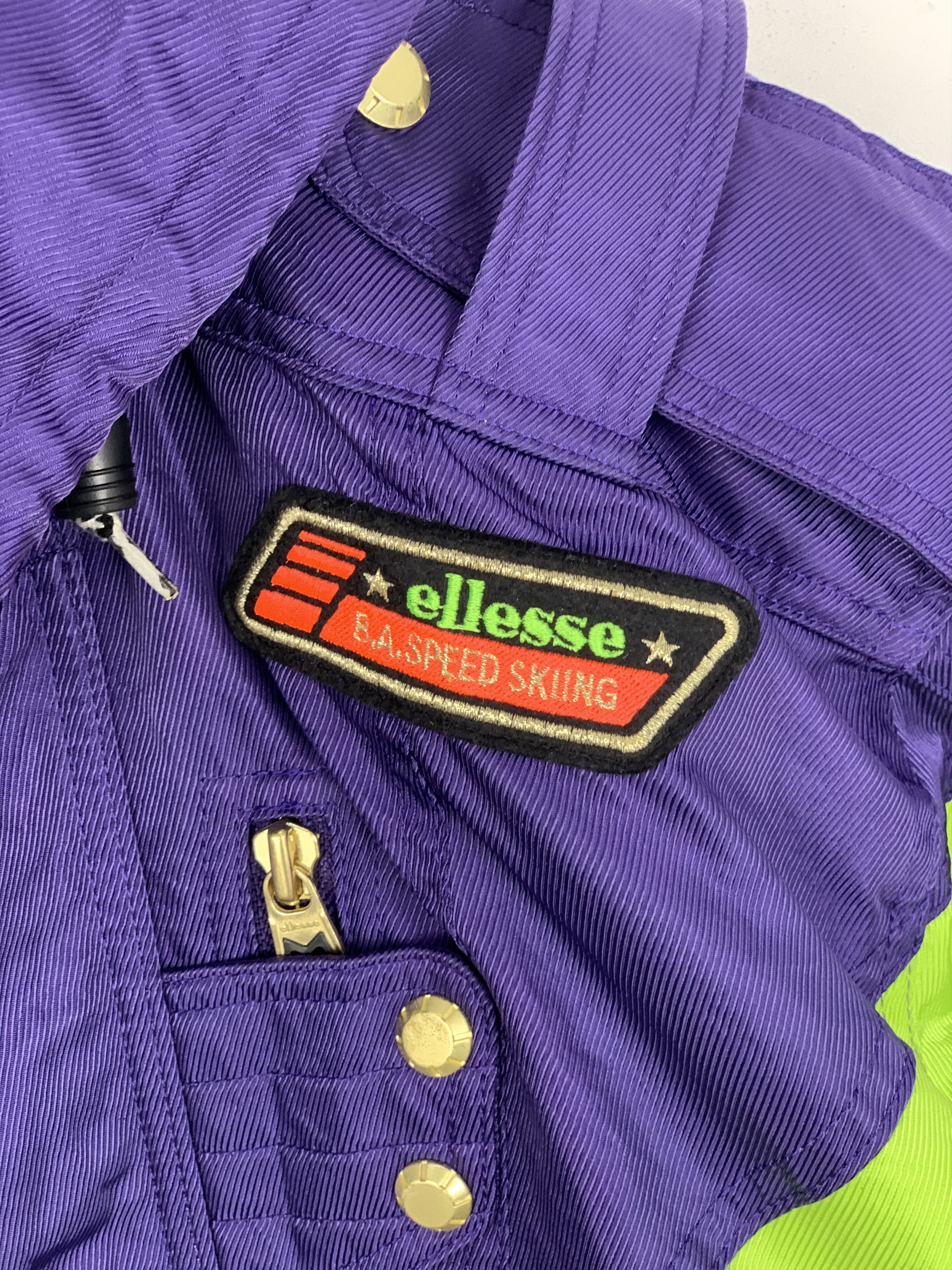 Ellesse Vintage Ellesse BA Speed Ski Bomber Jacket J1490 Size US L / EU 52-54 / 3 - 7 Thumbnail