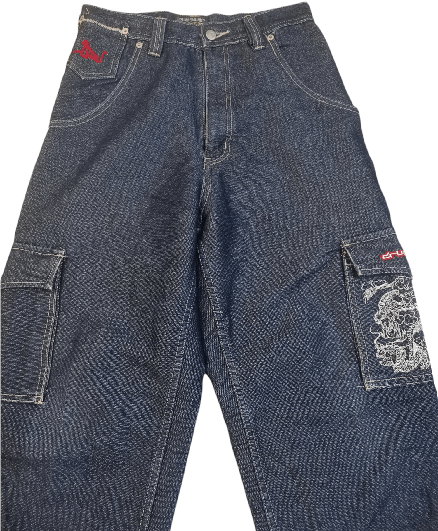 DrunknMunky Drunkn Munky Hip Hop Baggy Denim Jeans Size US 29 - 7 Thumbnail