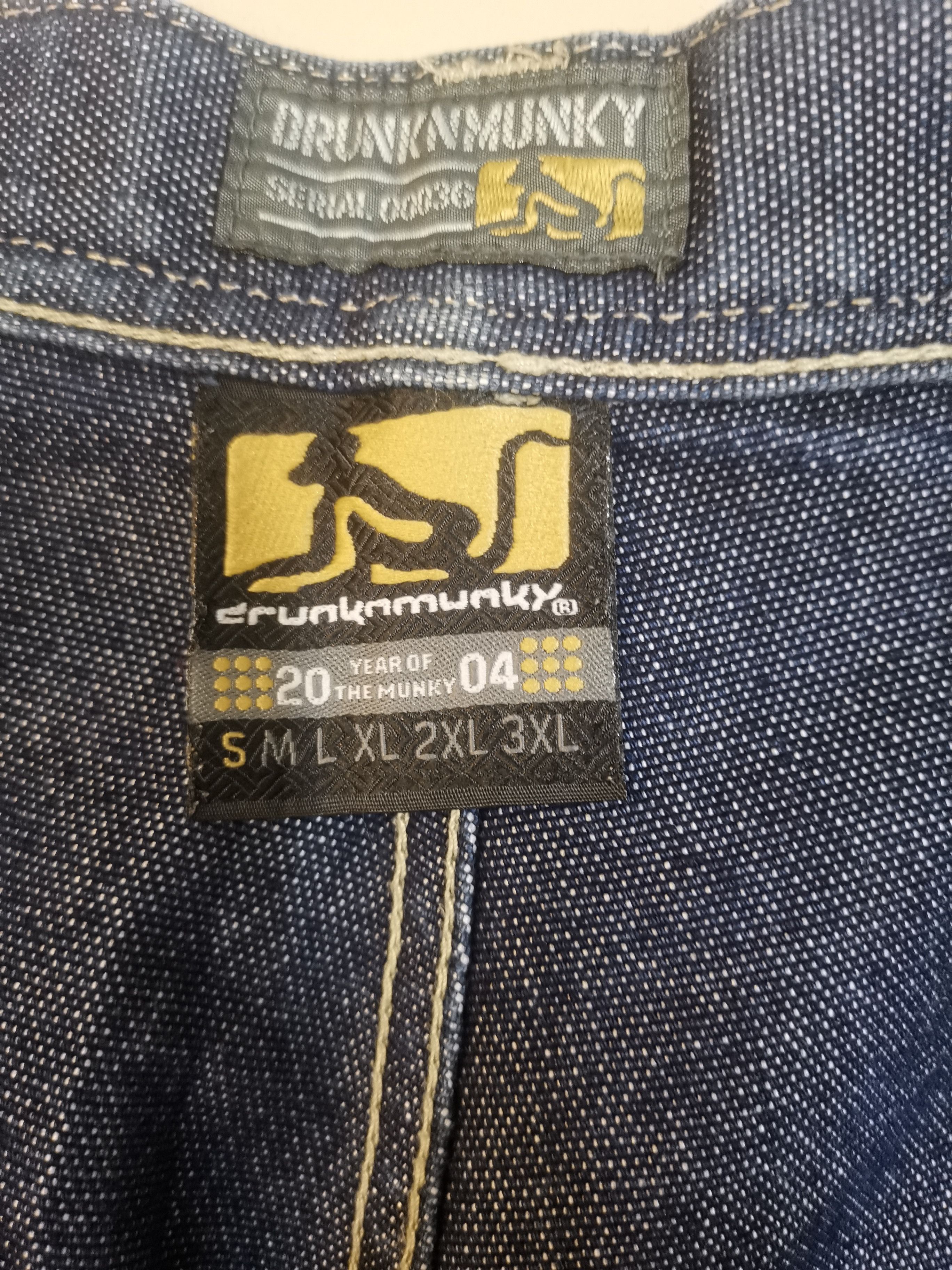 DrunknMunky Drunkn Munky Hip Hop Baggy Denim Jeans Size US 29 - 10 Thumbnail