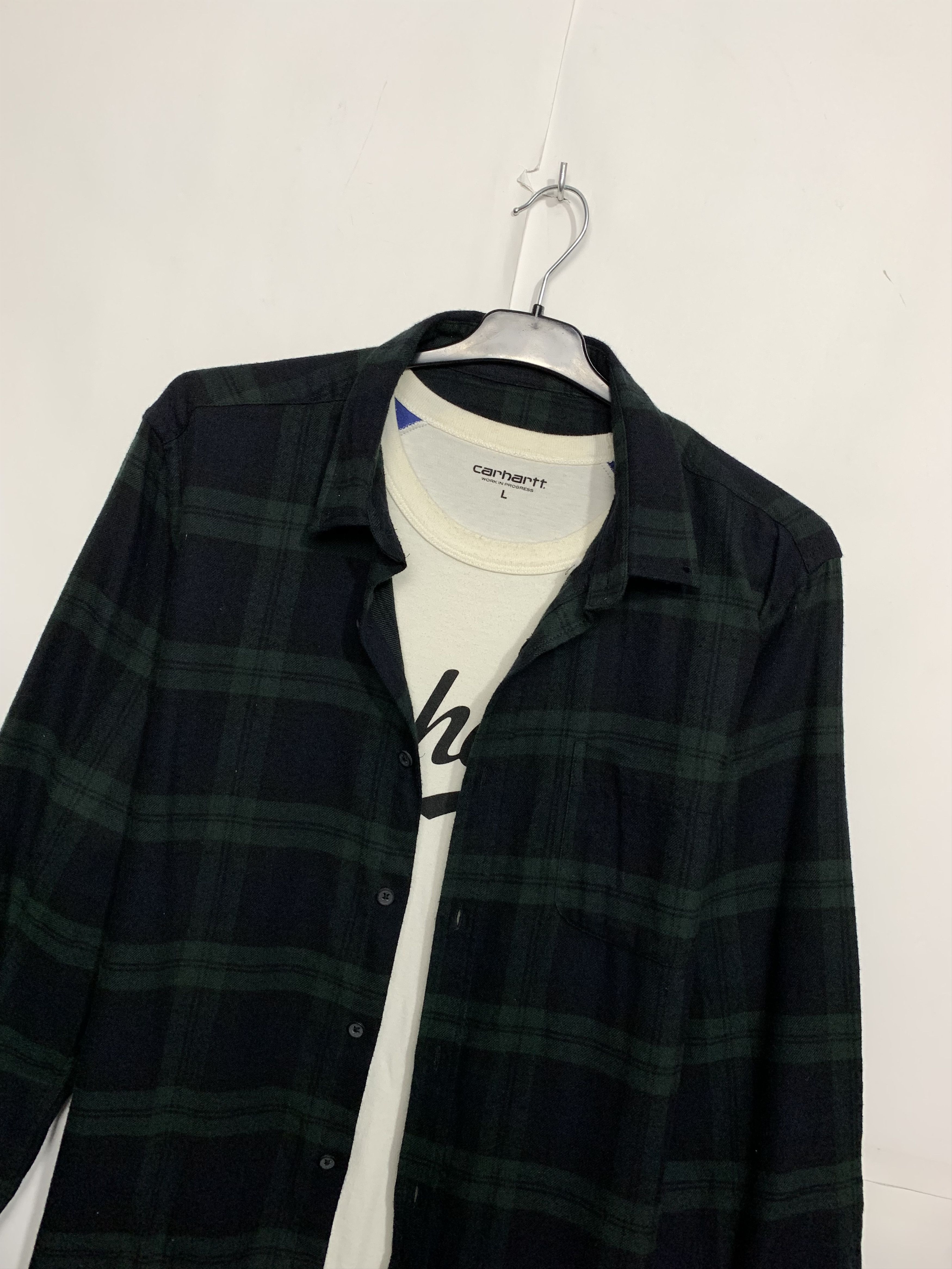 Flannel Vintage Flannel Plaid Shirt Travis style Size US L / EU 52-54 / 3 - 2 Thumbnail