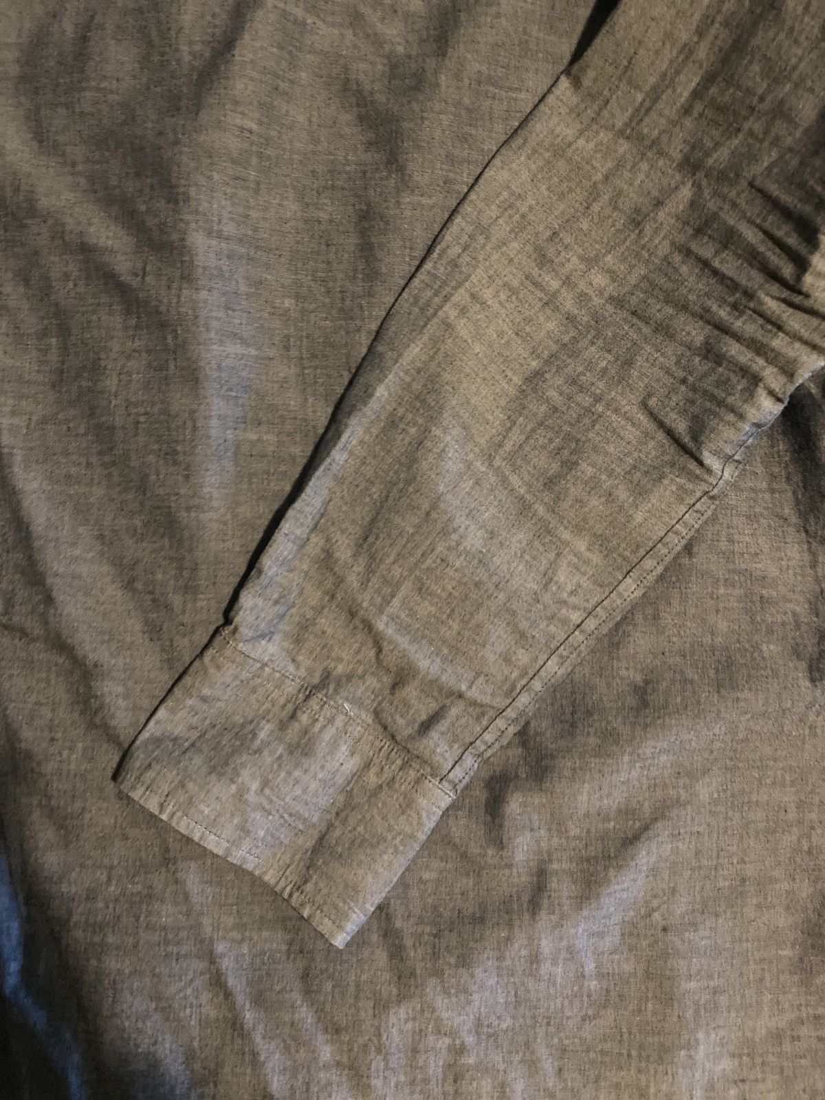 General Quarters General Quarters blue chambray button-front shirt (size: L) Size US L / EU 52-54 / 3 - 5 Thumbnail