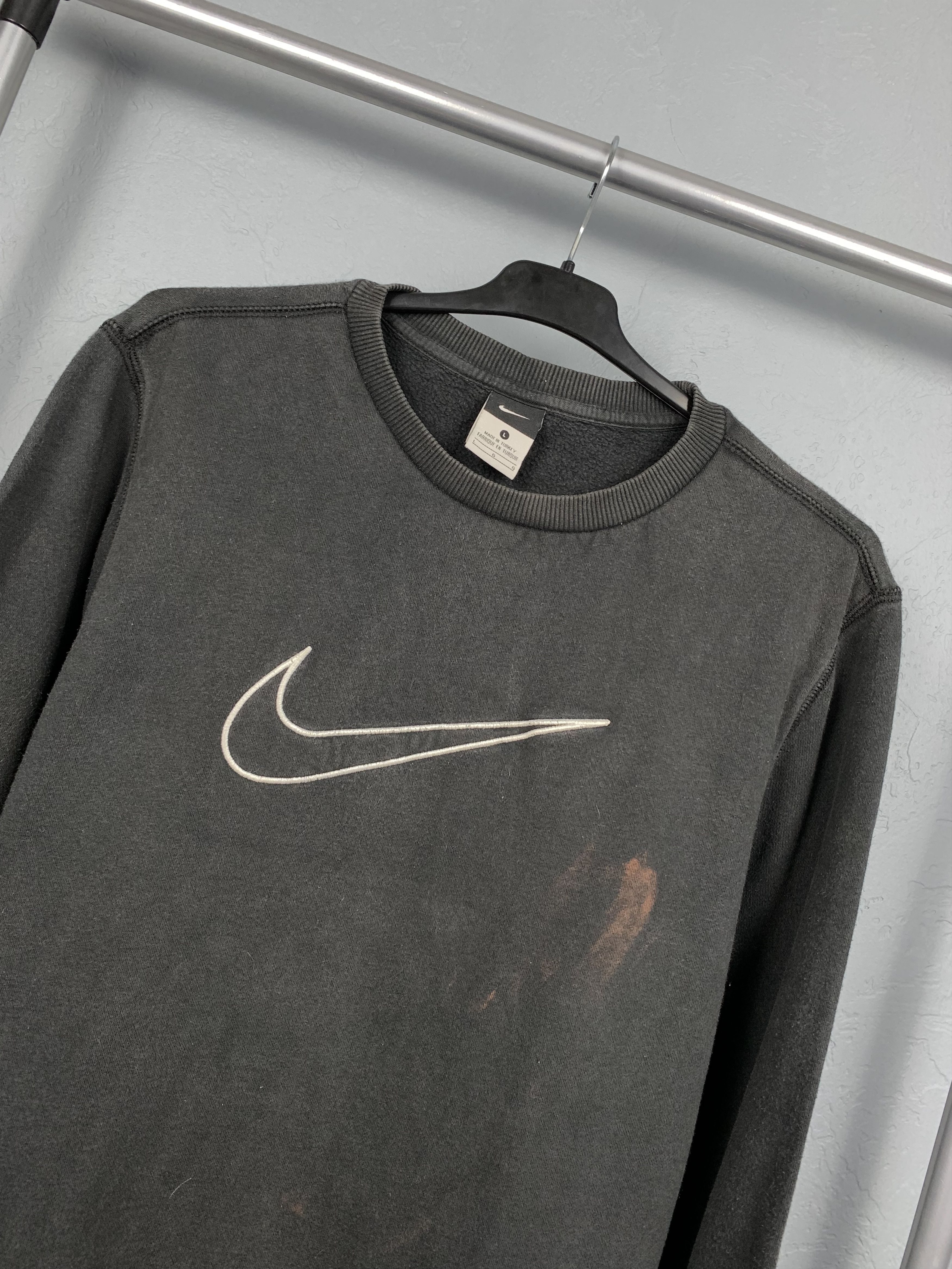 Nike Nike Vintage Faded Mens Sweatshirt Y2K Swoosh Size US L / EU 52-54 / 3 - 2 Thumbnail