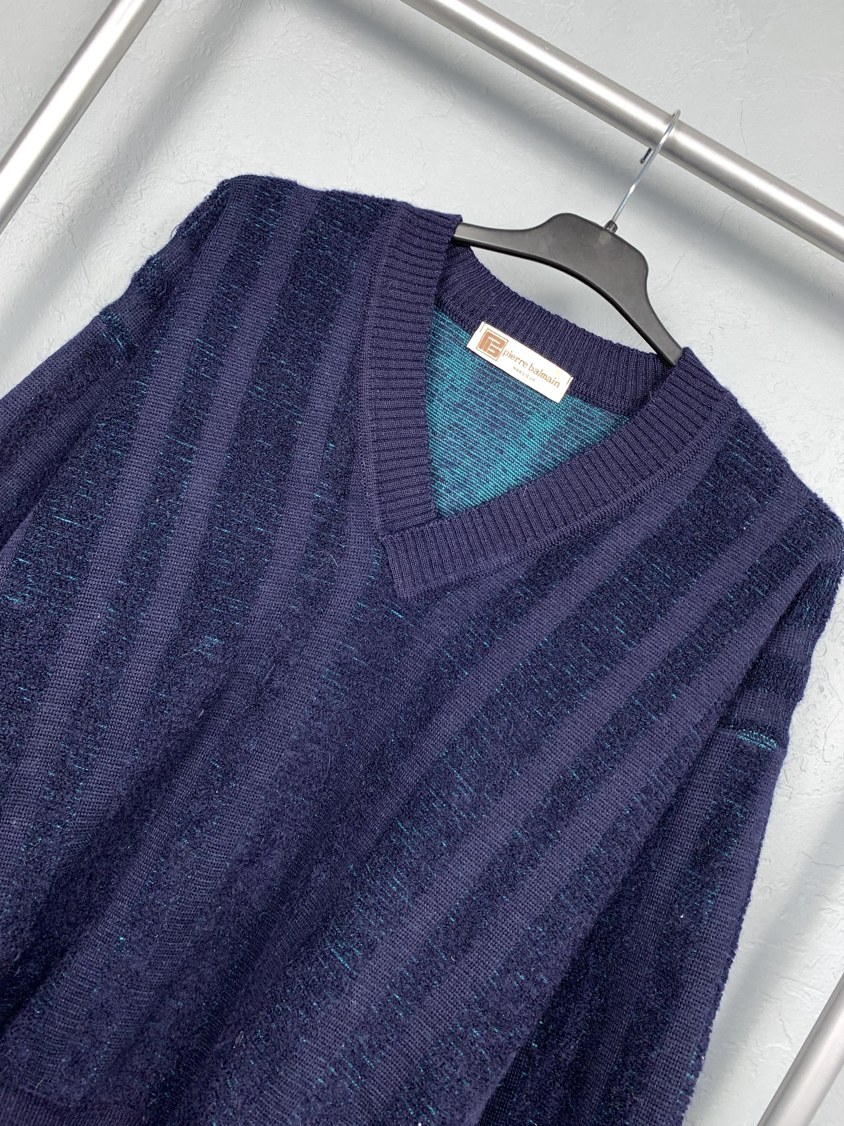 Balmain Pierre BALMAIN 90s Vintage Wool Sweater Size M / US 6-8 / IT 42-44 - 2 Thumbnail
