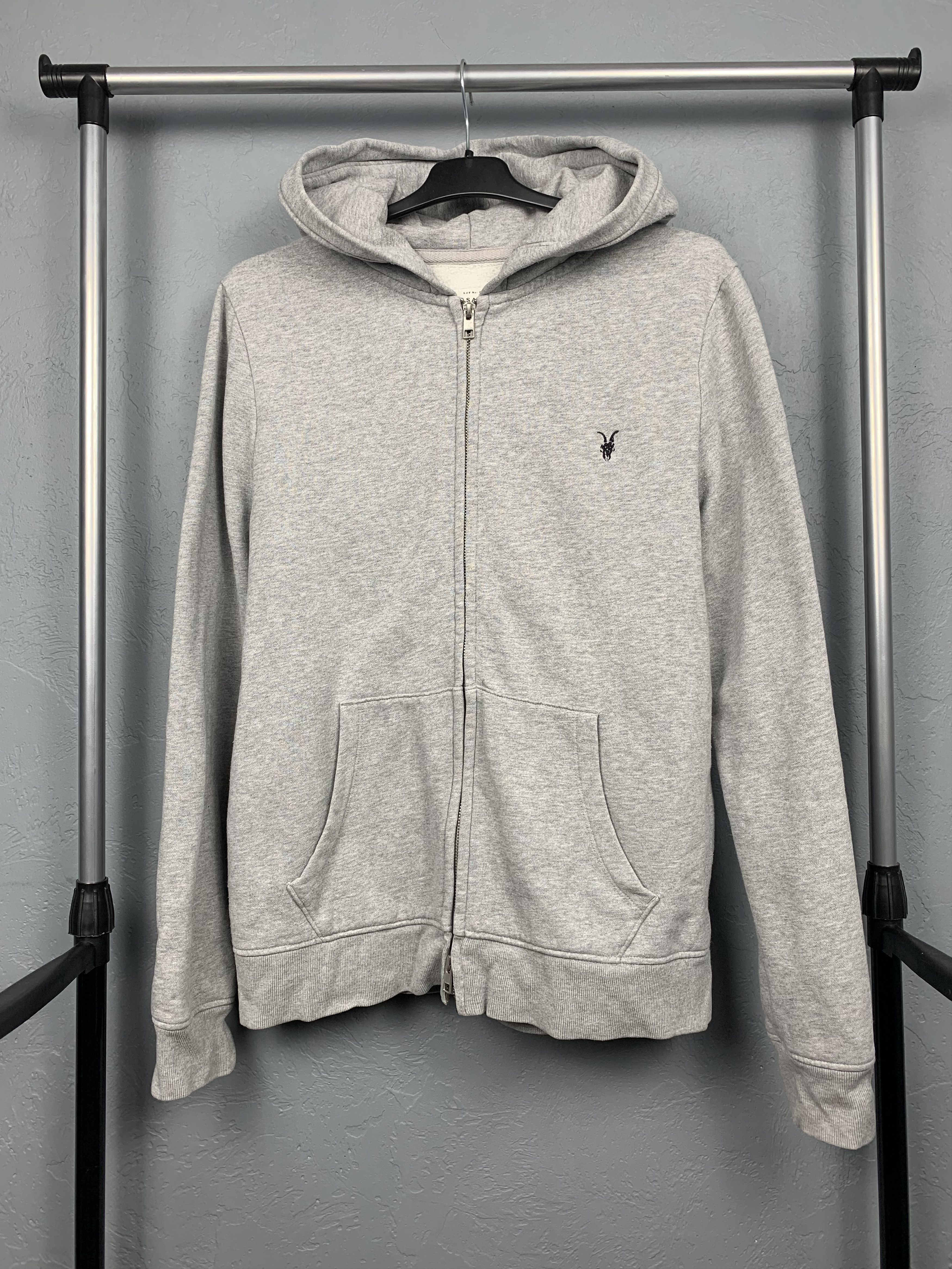Allsaints Allsaints Vintage Mens Zip Hoodie Y2K Size US L / EU 52-54 / 3 - 1 Thumbnail