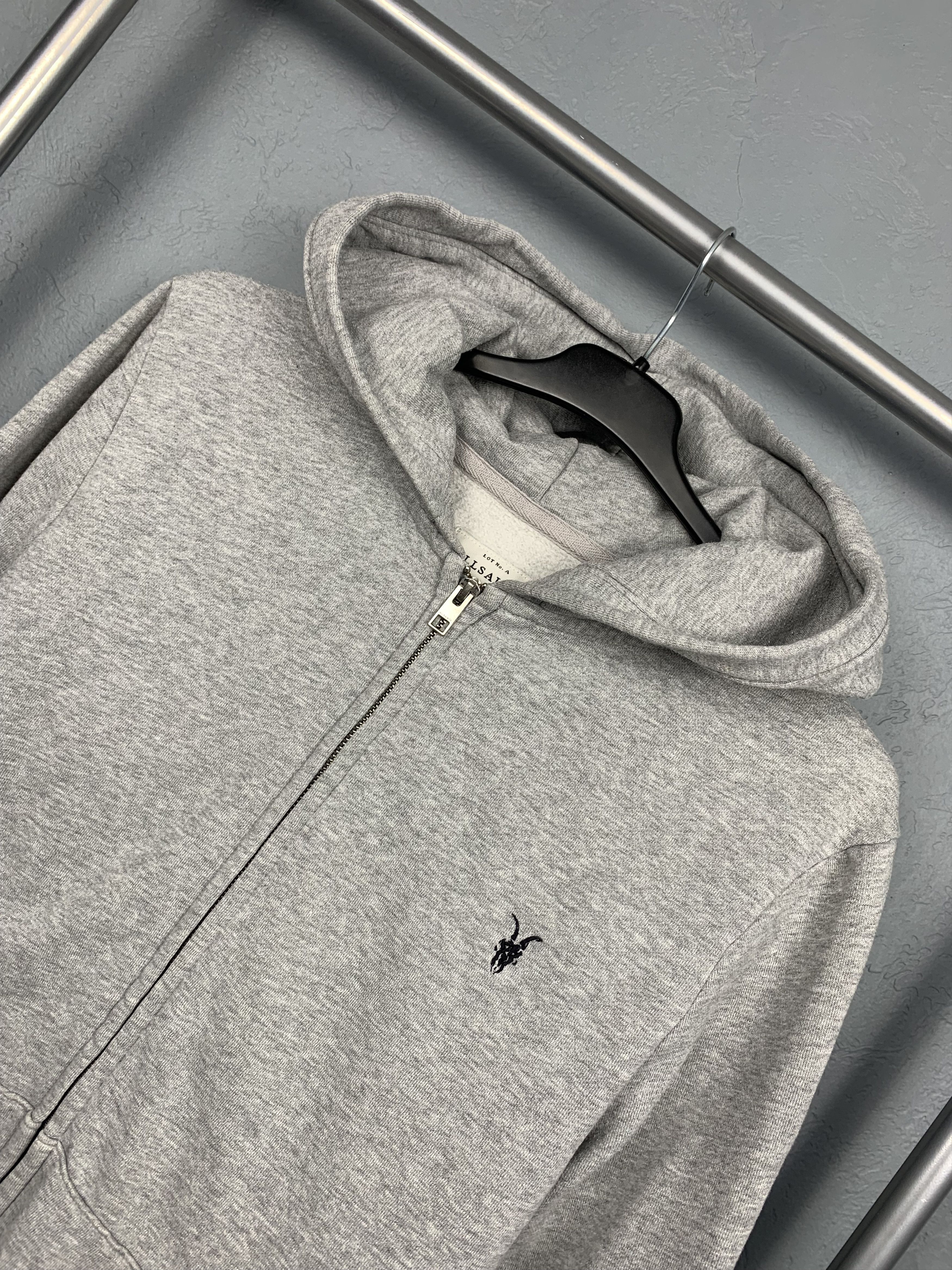 Allsaints Allsaints Vintage Mens Zip Hoodie Y2K Size US L / EU 52-54 / 3 - 2 Thumbnail